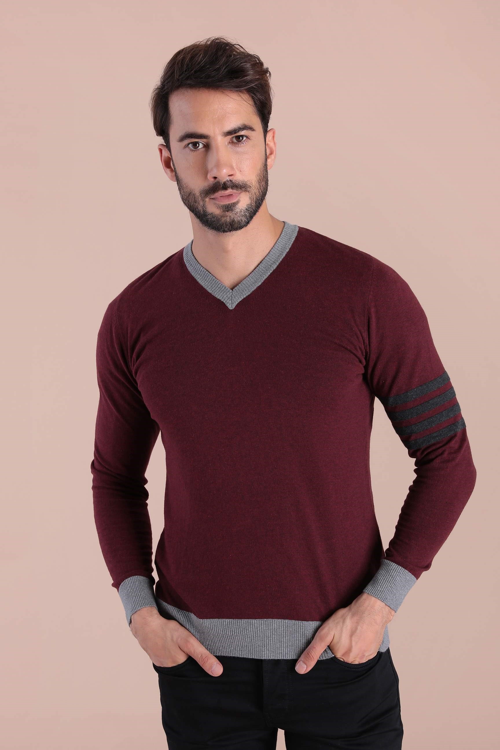 Ferraro Bisiklet Yaka Pamuk İpek Kazak