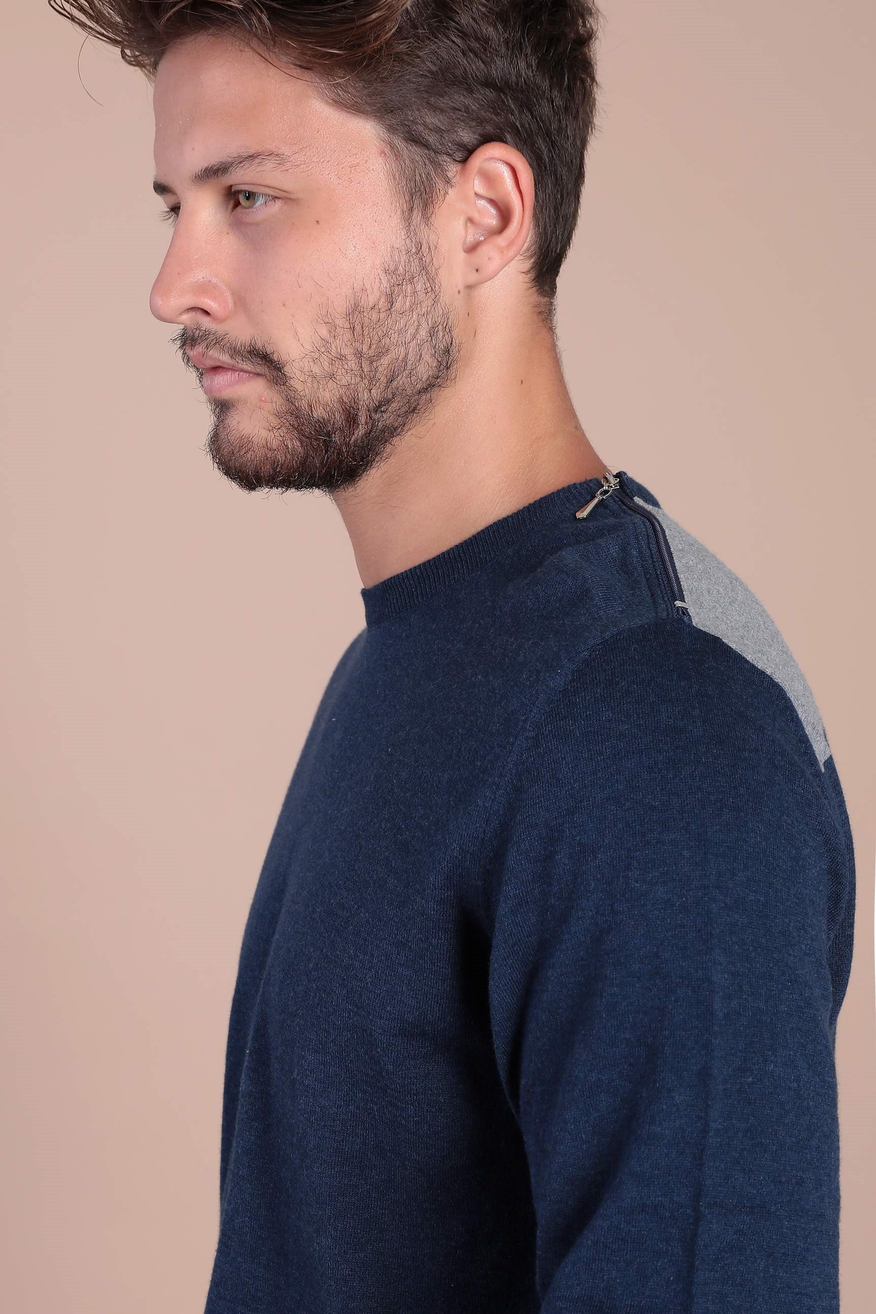 Ferraro Bisiklet Yaka Pamuk İpek Kazak