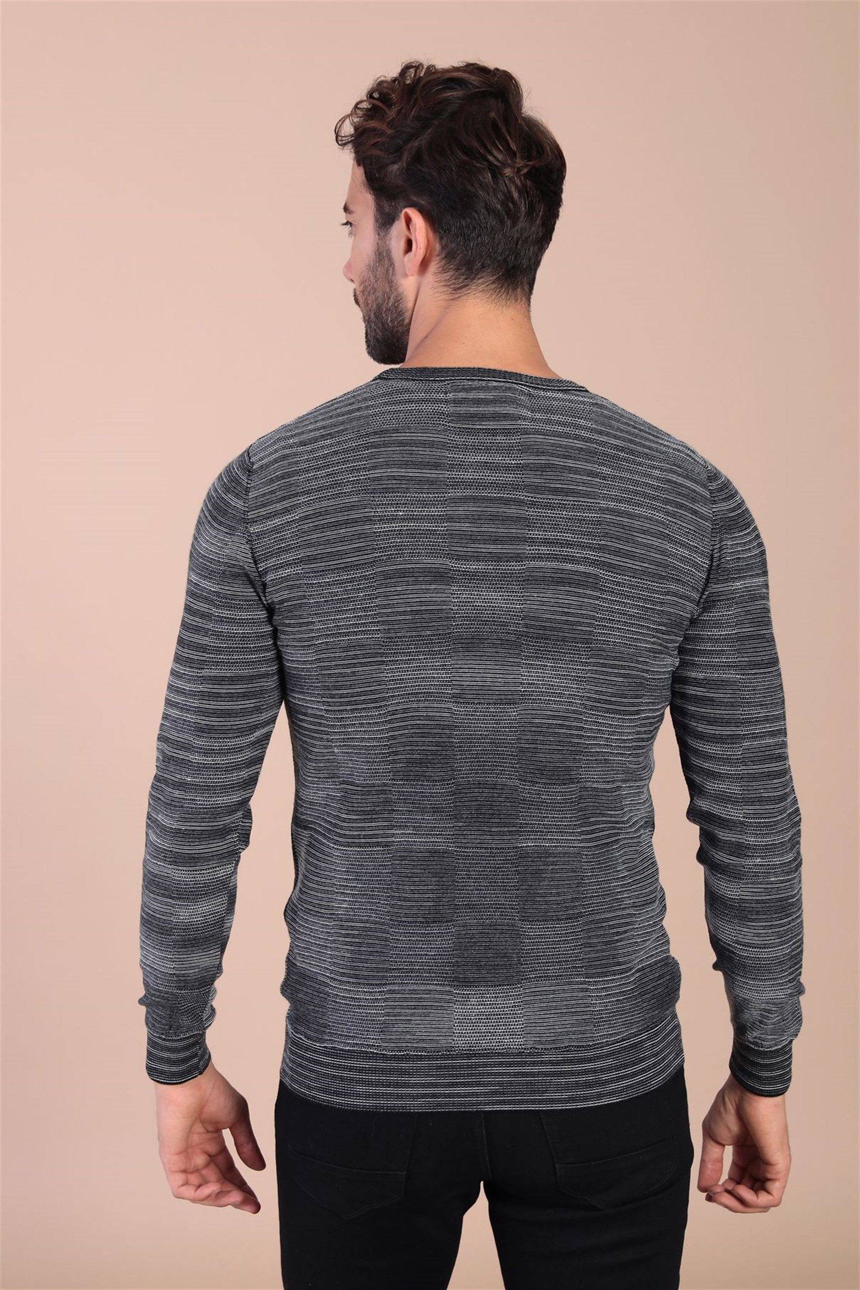 Ferraro Bisiklet Yaka Superfine Yün Kazak