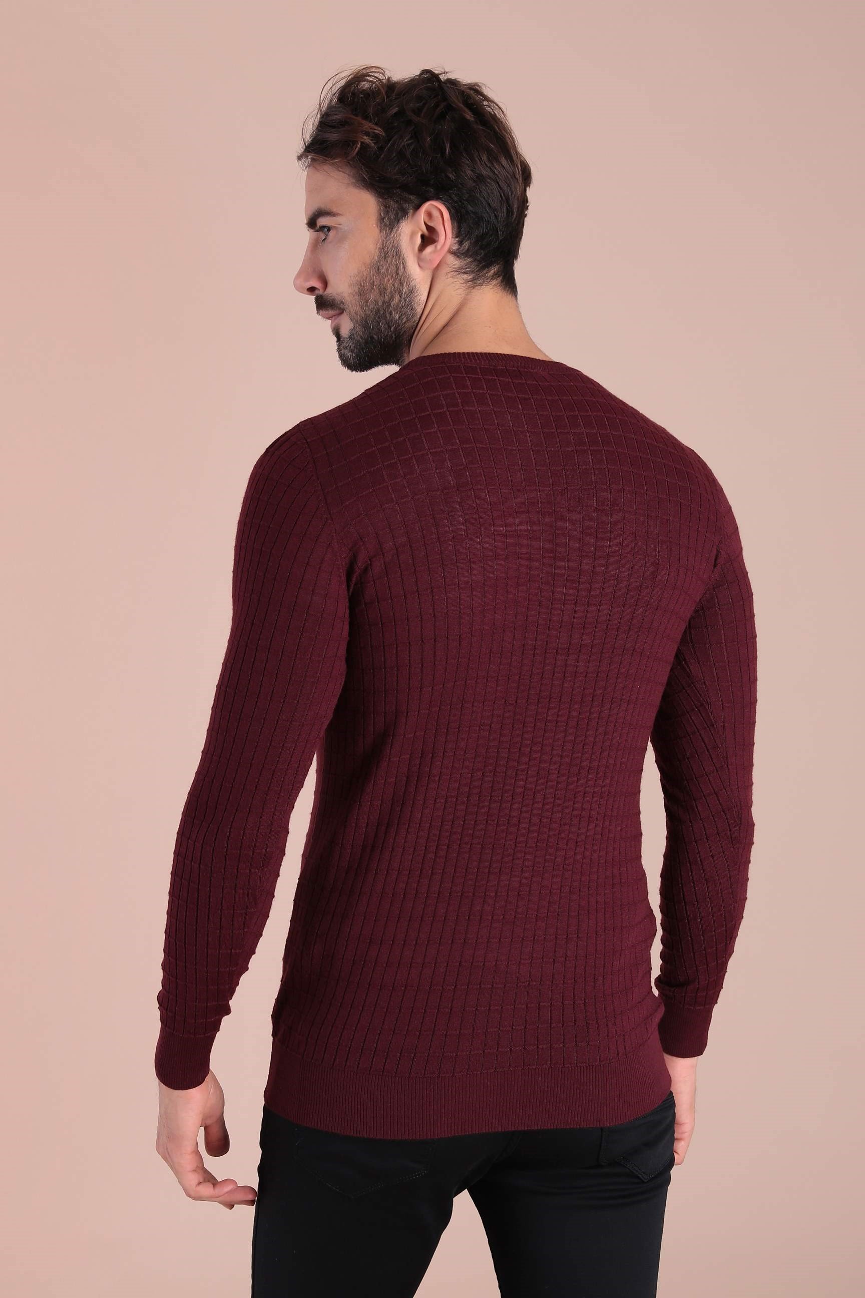 Ferraro Bisiklet Yaka Superfine Yün Kazak