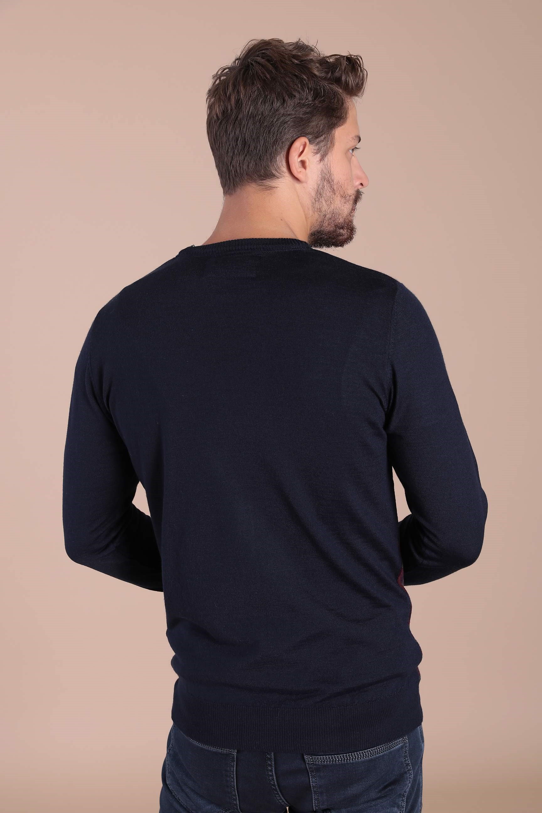 Ferraro Bisiklet Yaka Superfine Yün Kazak