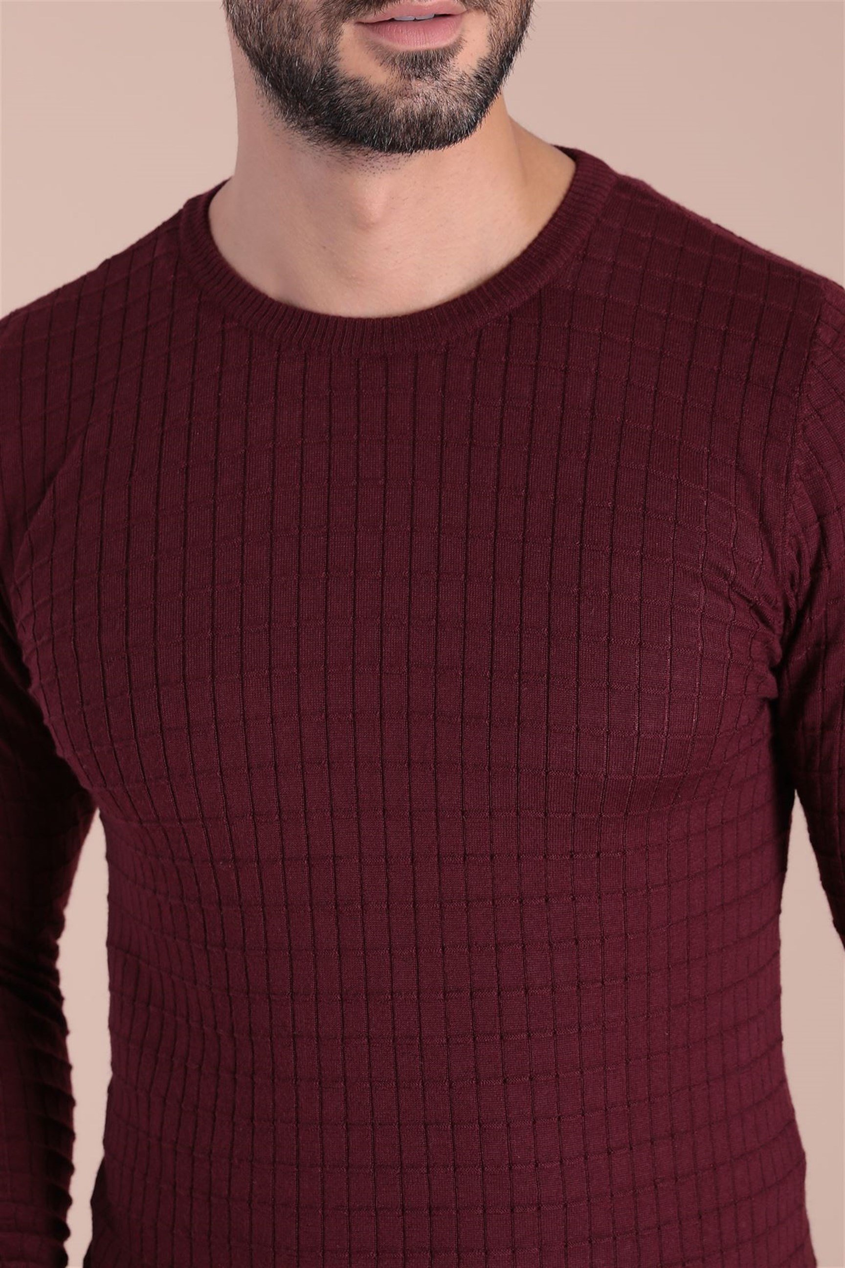 Ferraro Bisiklet Yaka Superfine Yün Kazak