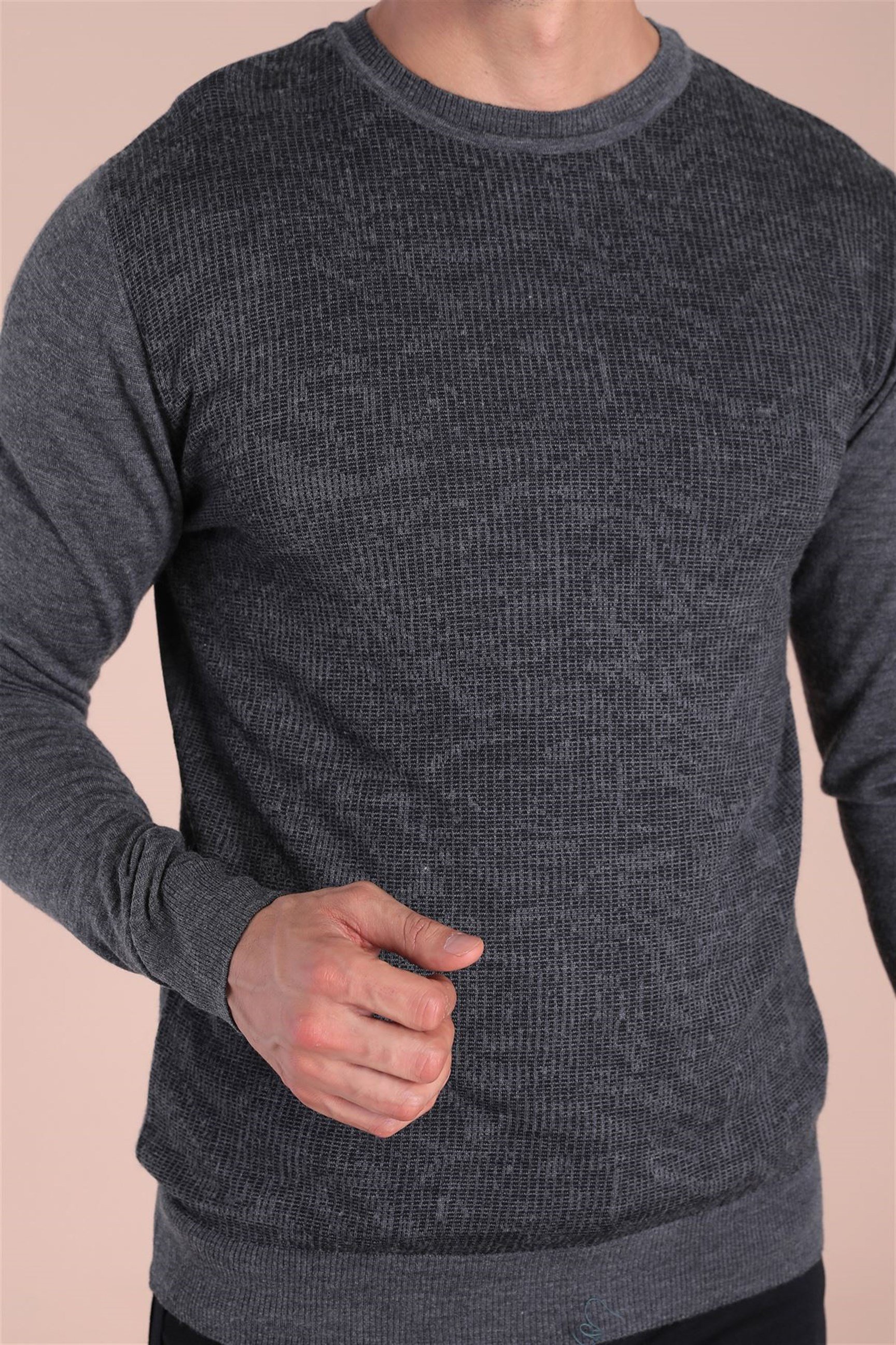 Ferraro Bisiklet Yaka Superfine Yün Kazak