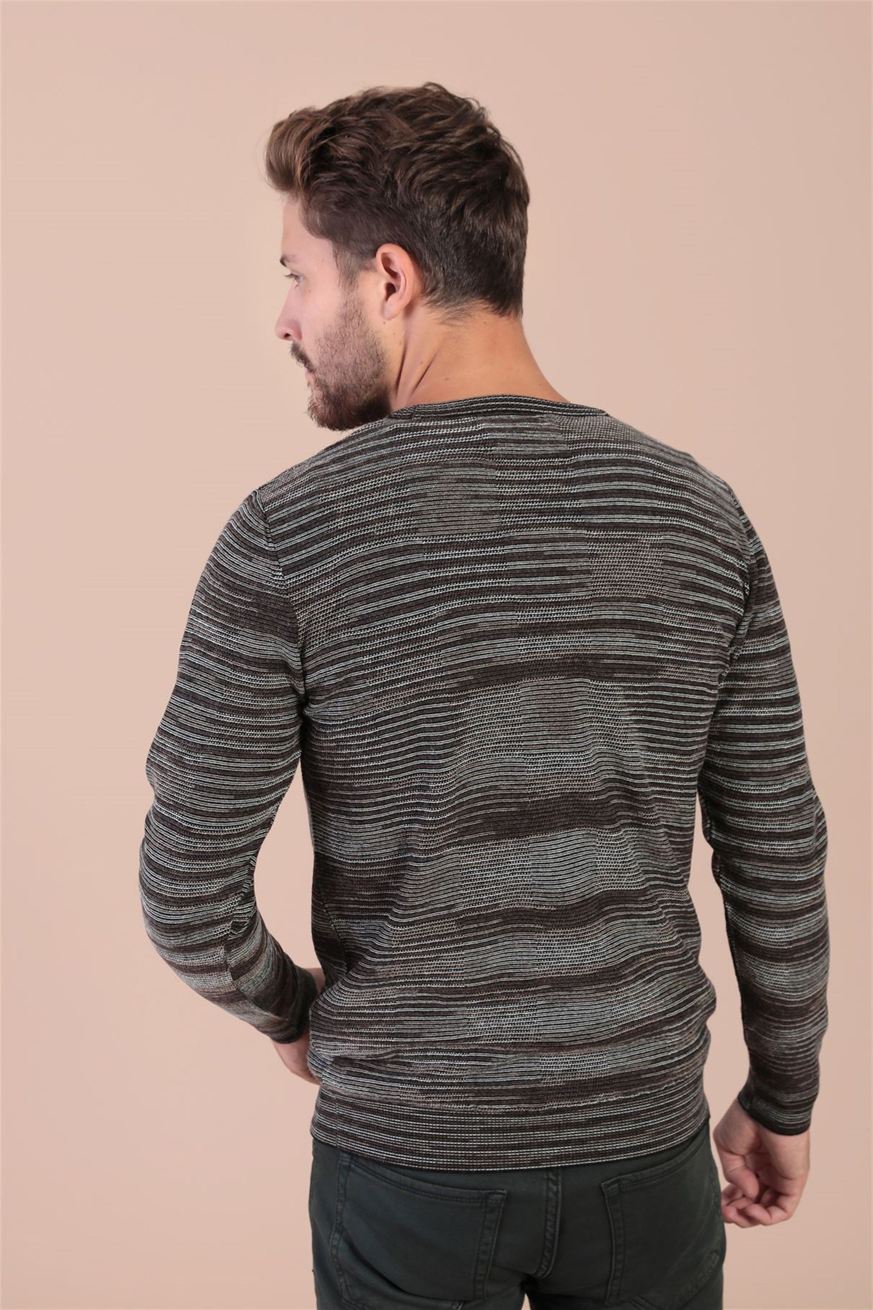 Ferraro Bisiklet Yaka Superfine Yün Kazak