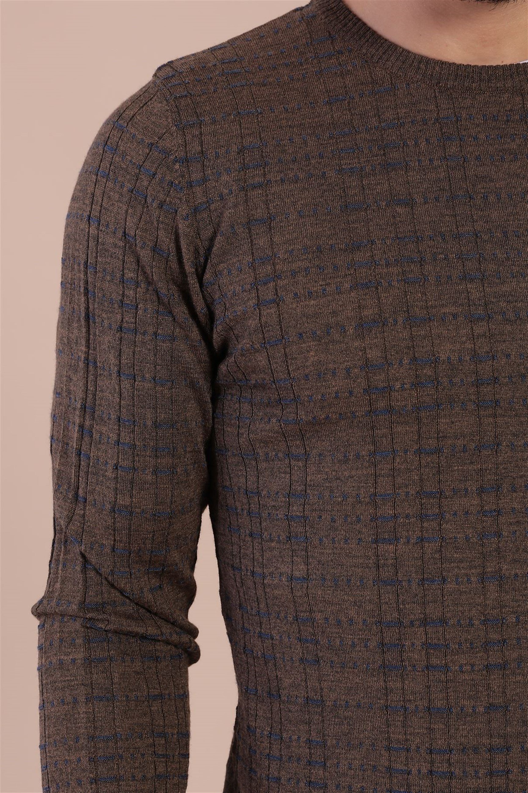 Ferraro Bisiklet Yaka Superfine Yün Kazak