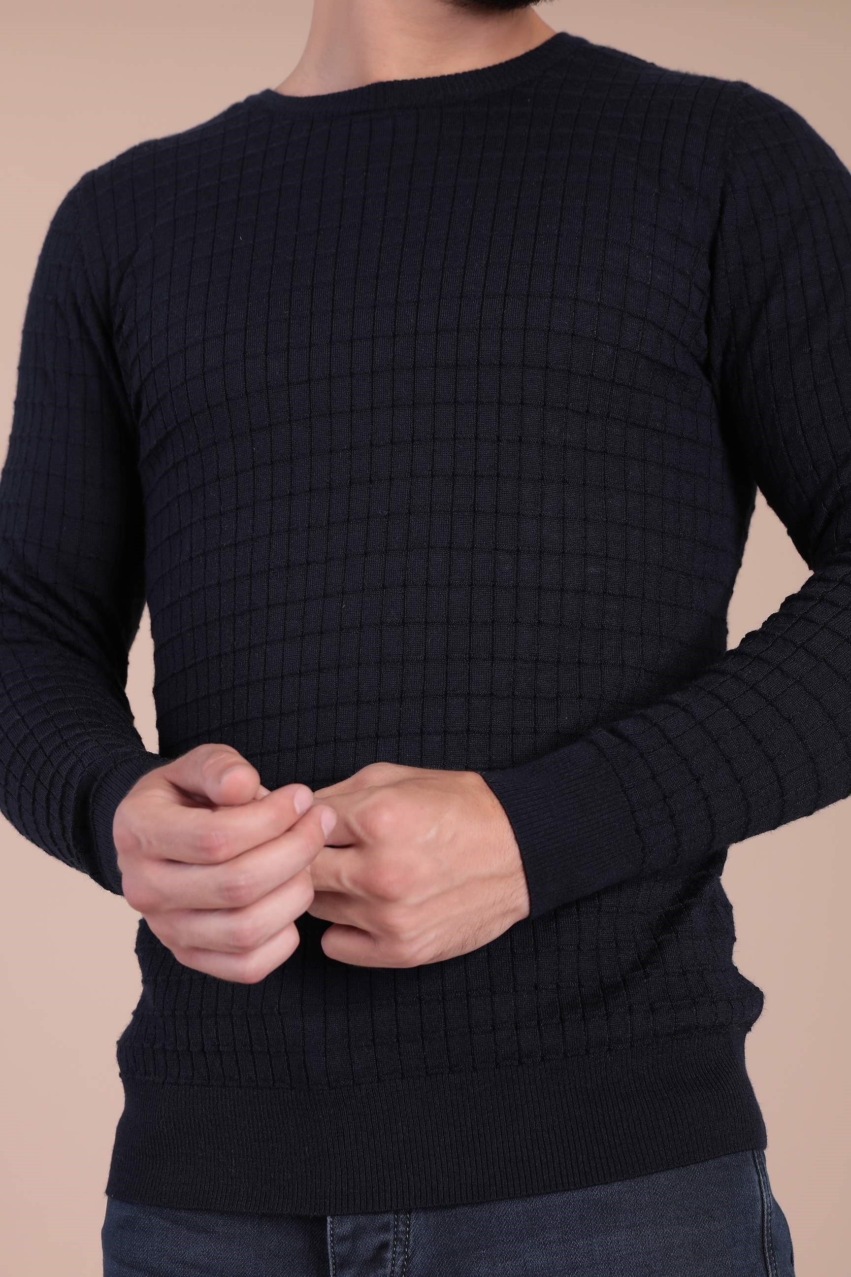 Ferraro Bisiklet Yaka Superfine Yün Kazak