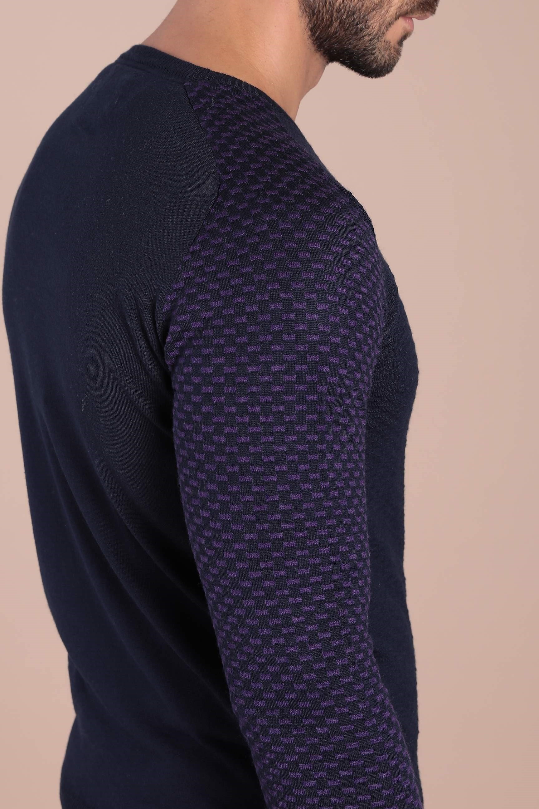 Ferraro Bisiklet Yaka Superfine Yün Kazak