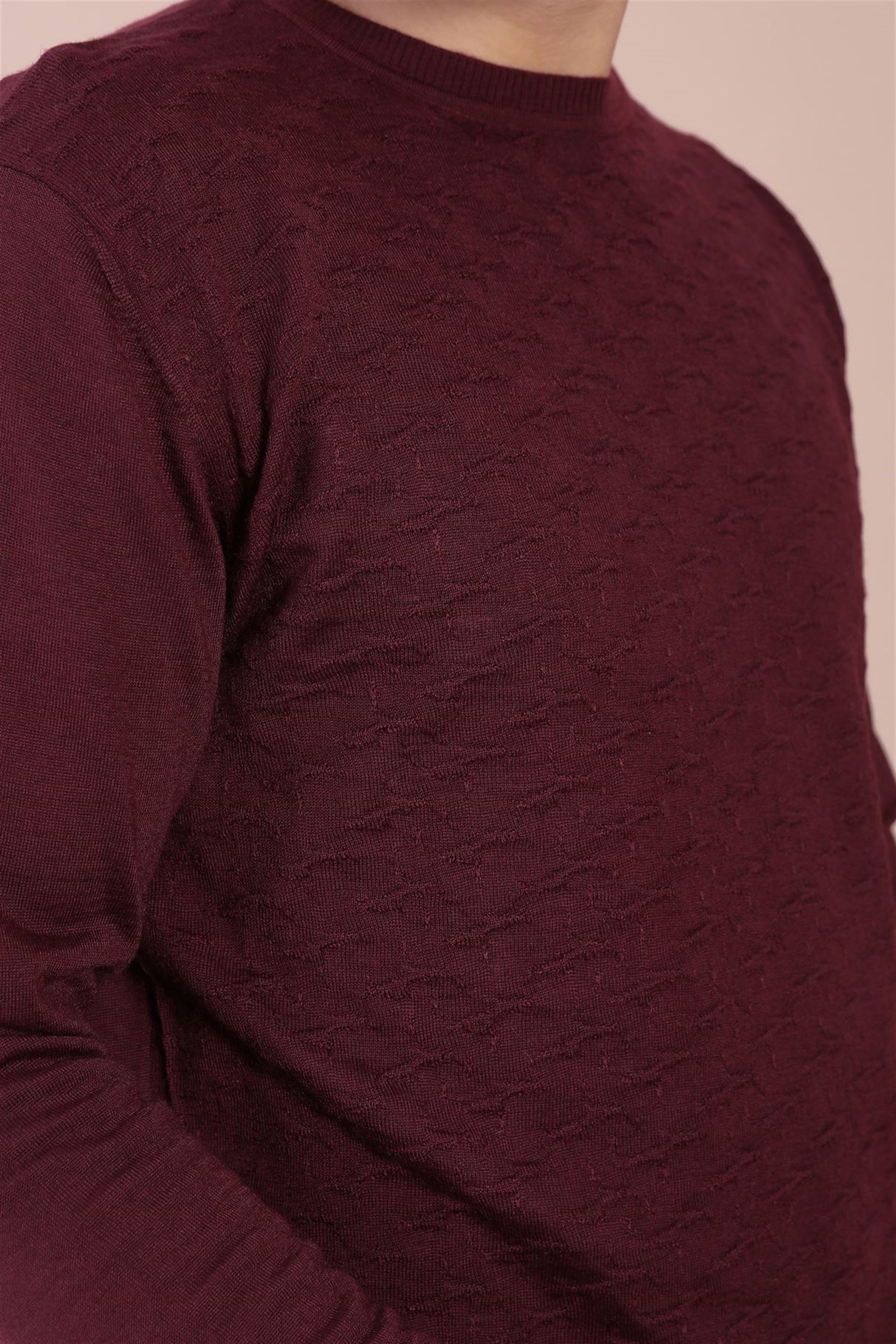 Ferraro Bisiklet Yaka Superfine Yün Kazak