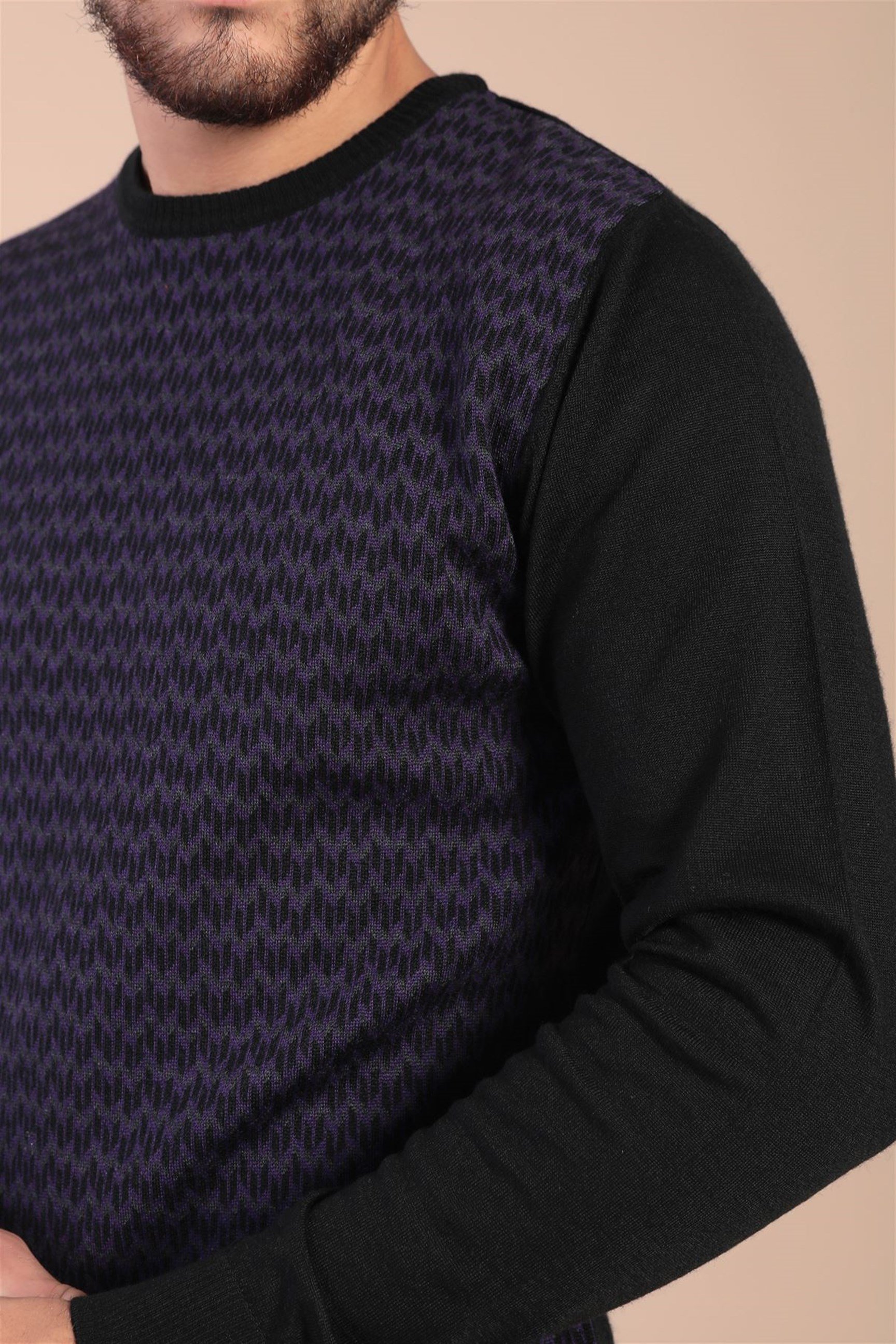 Ferraro Bisiklet Yaka Superfine Yün Kazak