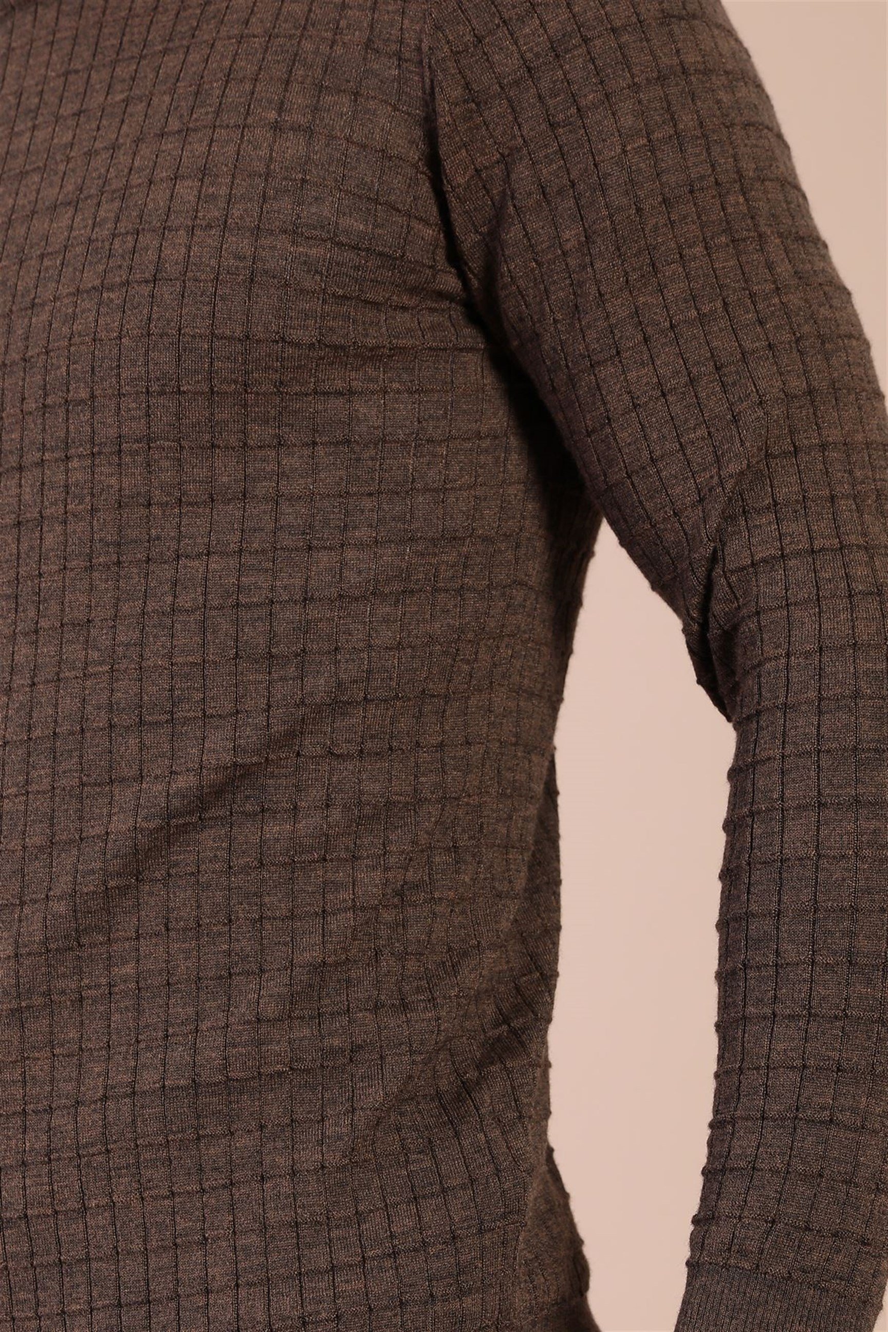 Ferraro Bisiklet Yaka Superfine Yün Kazak