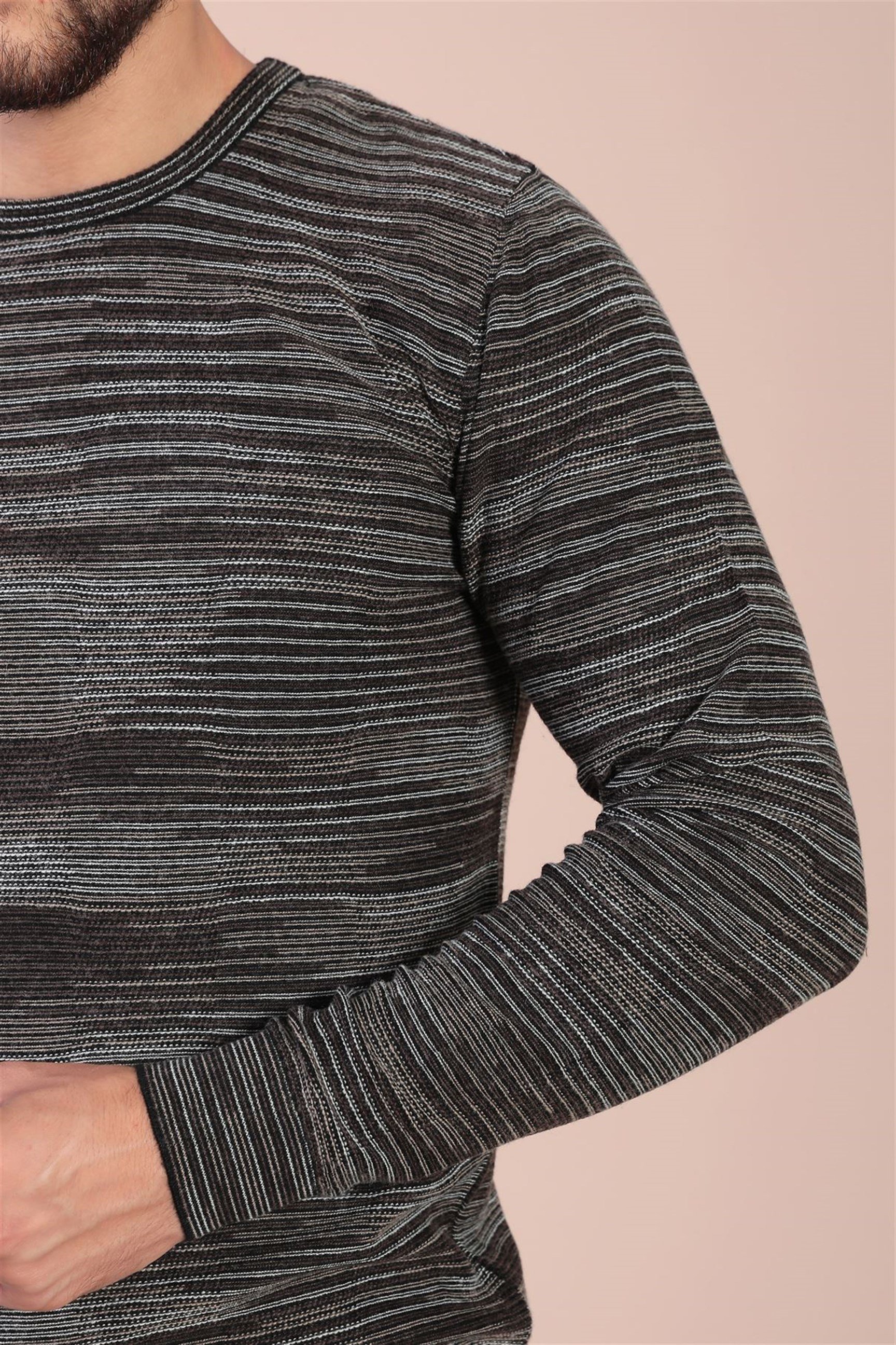 Ferraro Bisiklet Yaka Superfine Yün Kazak