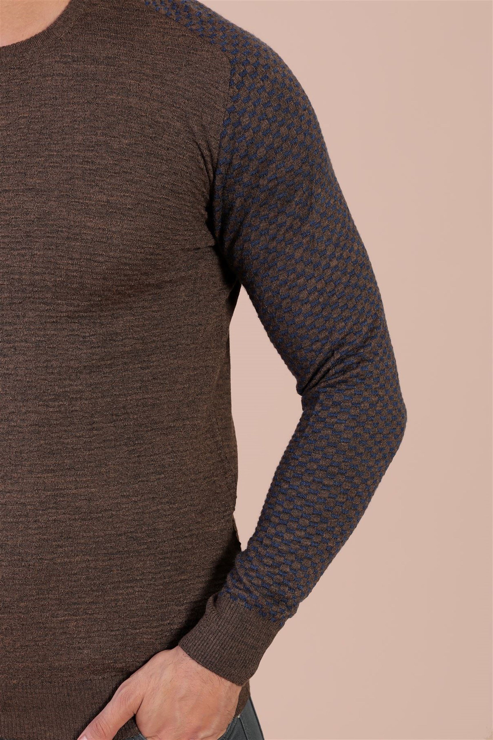 Ferraro Bisiklet Yaka Superfine Yün Kazak