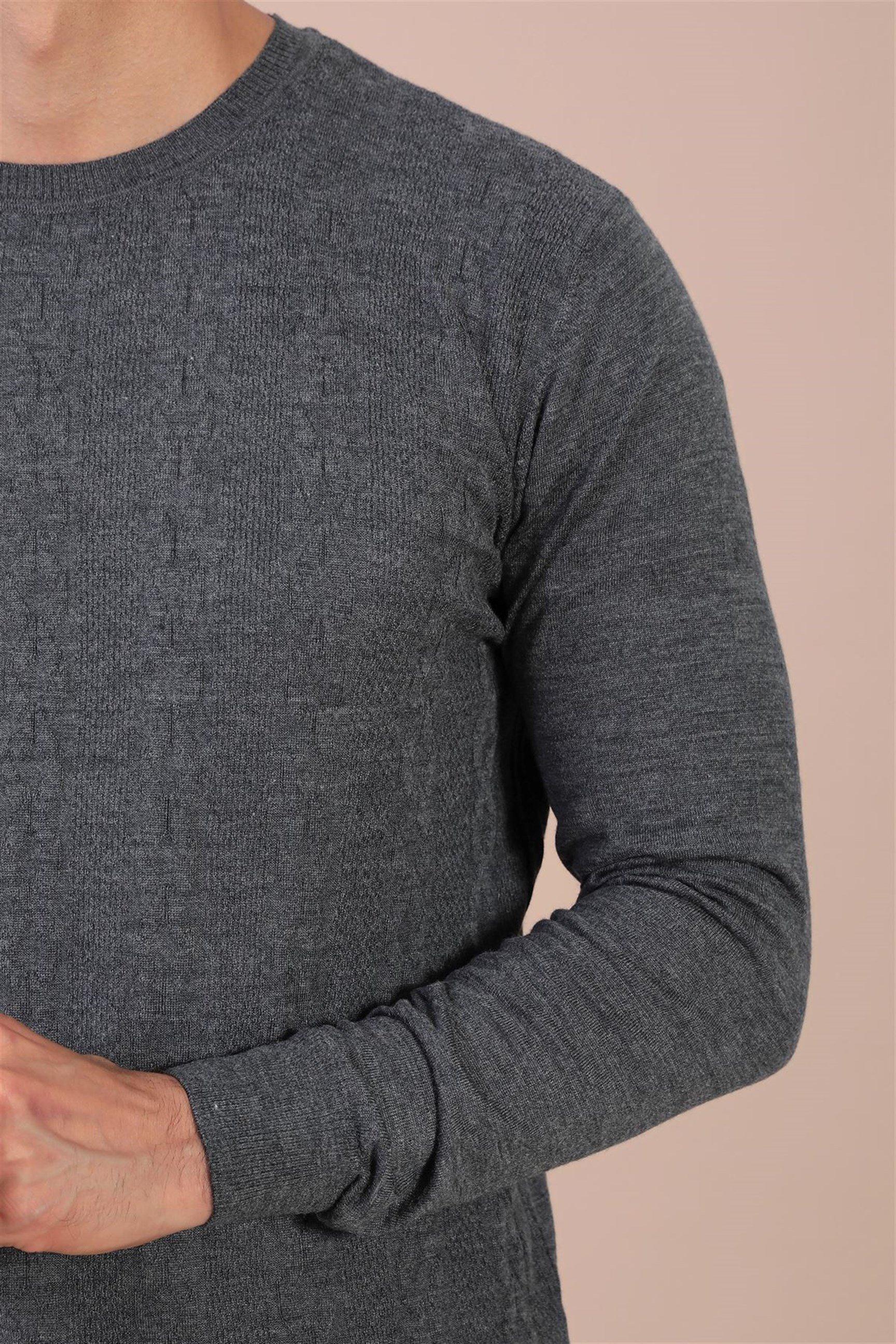 Ferraro Bisiklet Yaka Superfine Yün Kazak