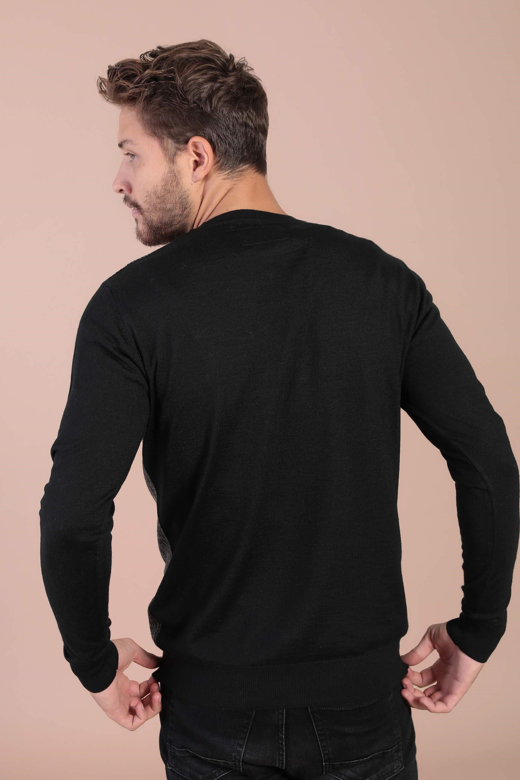 Ferraro Bisiklet Yaka Superfine Yün Kazak