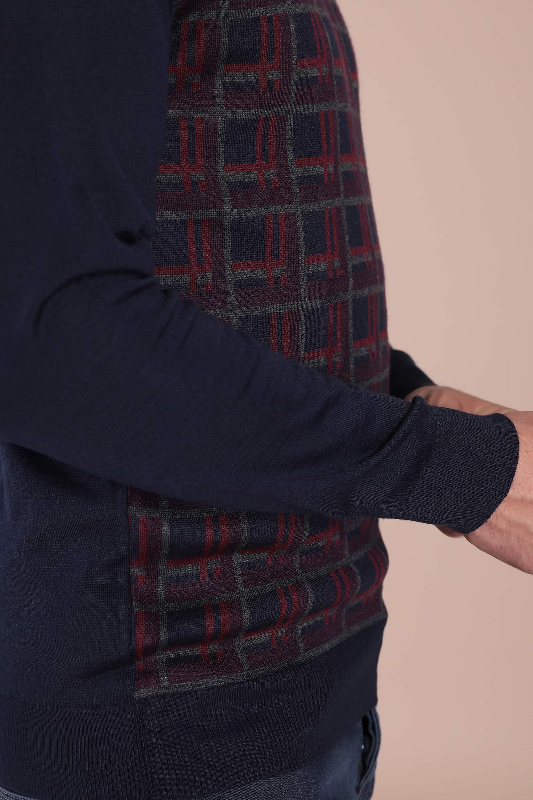 Ferraro Bisiklet Yaka Superfine Yün Kazak