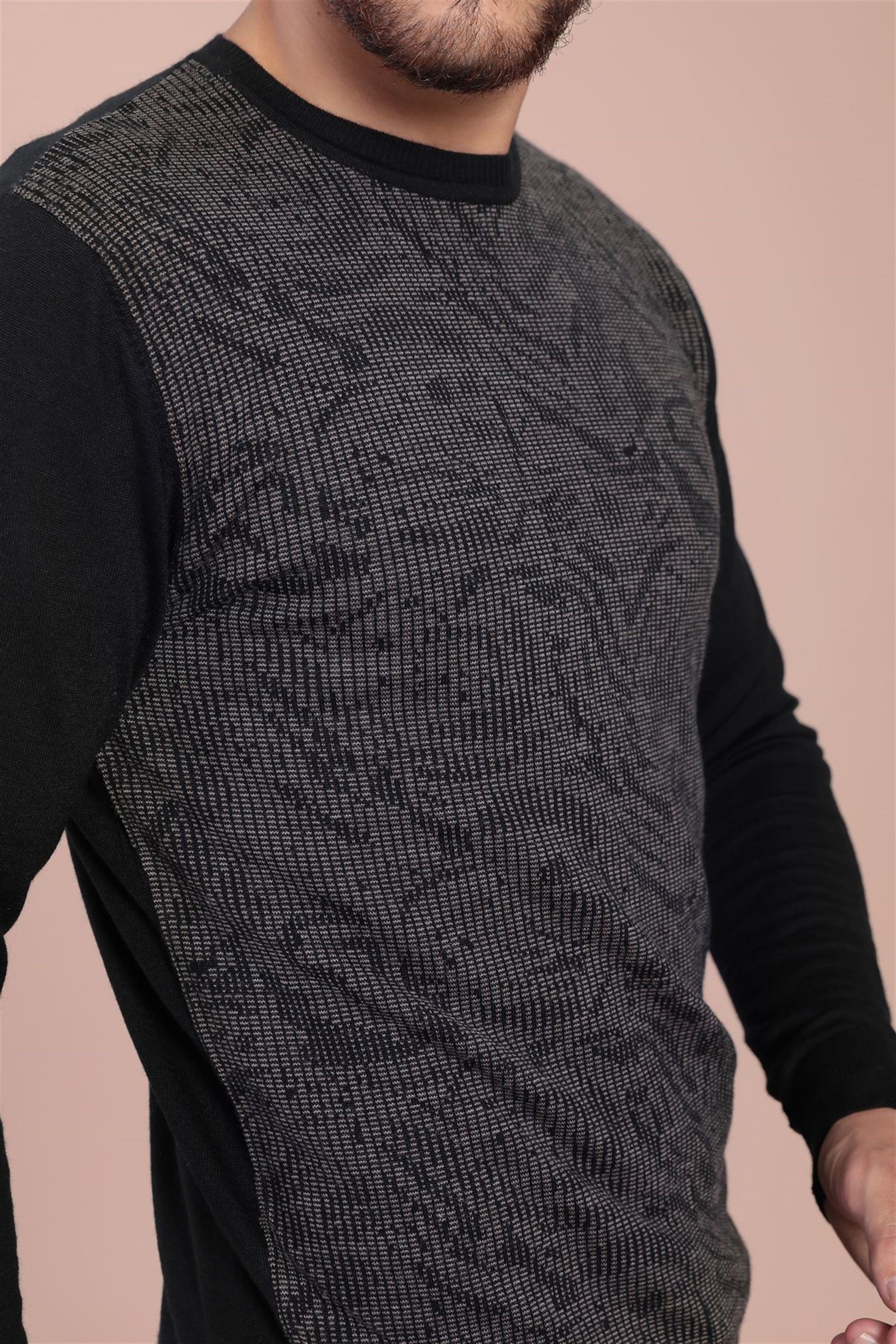 Ferraro Bisiklet Yaka Superfine Yün Kazak