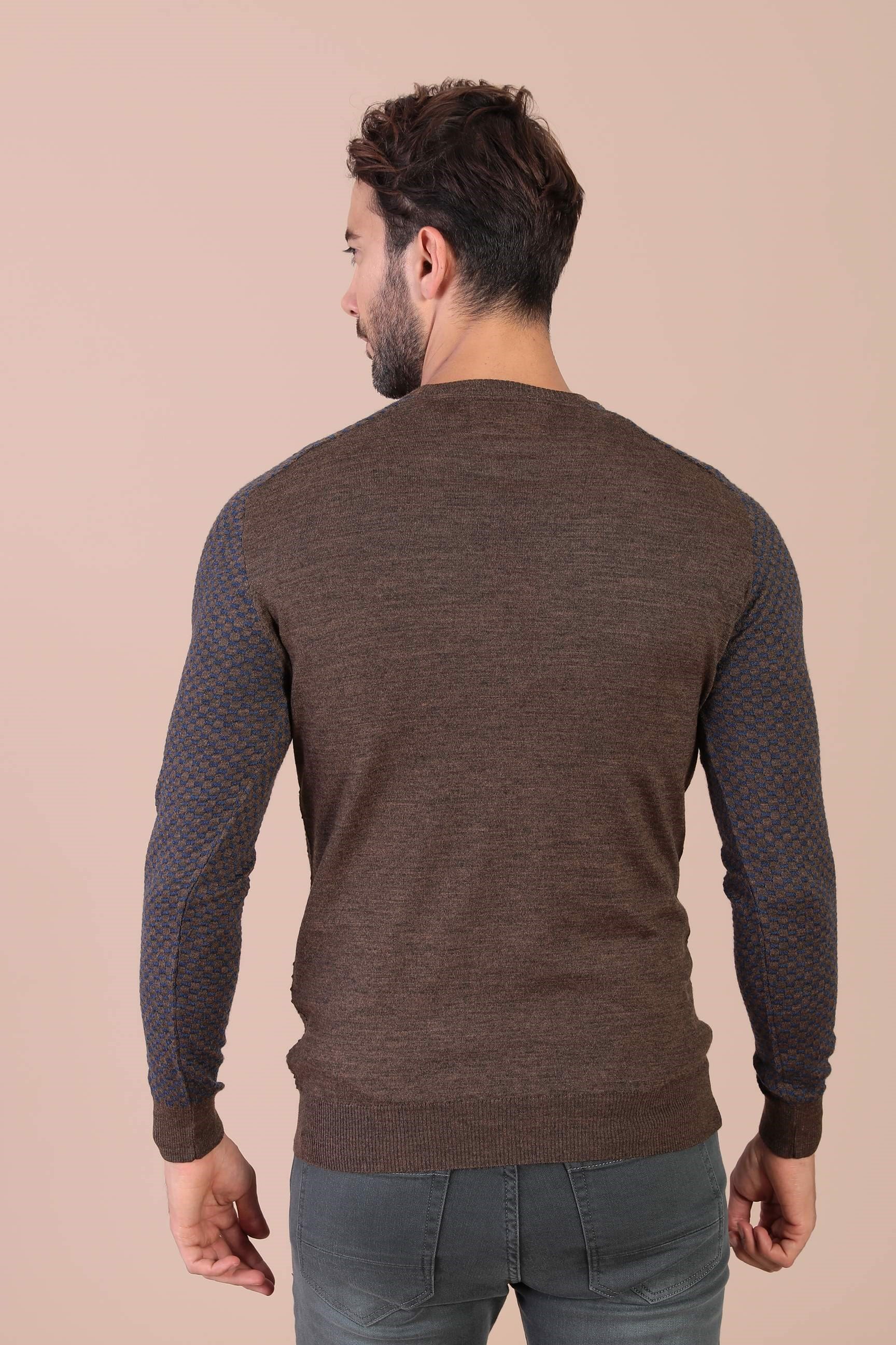 Ferraro Bisiklet Yaka Superfine Yün Kazak