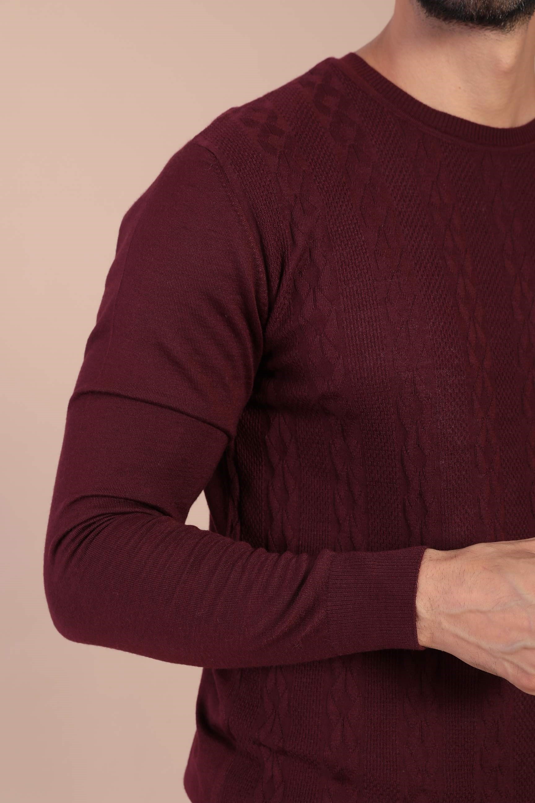 Ferraro Bisiklet Yaka Superfine Yün Kazak