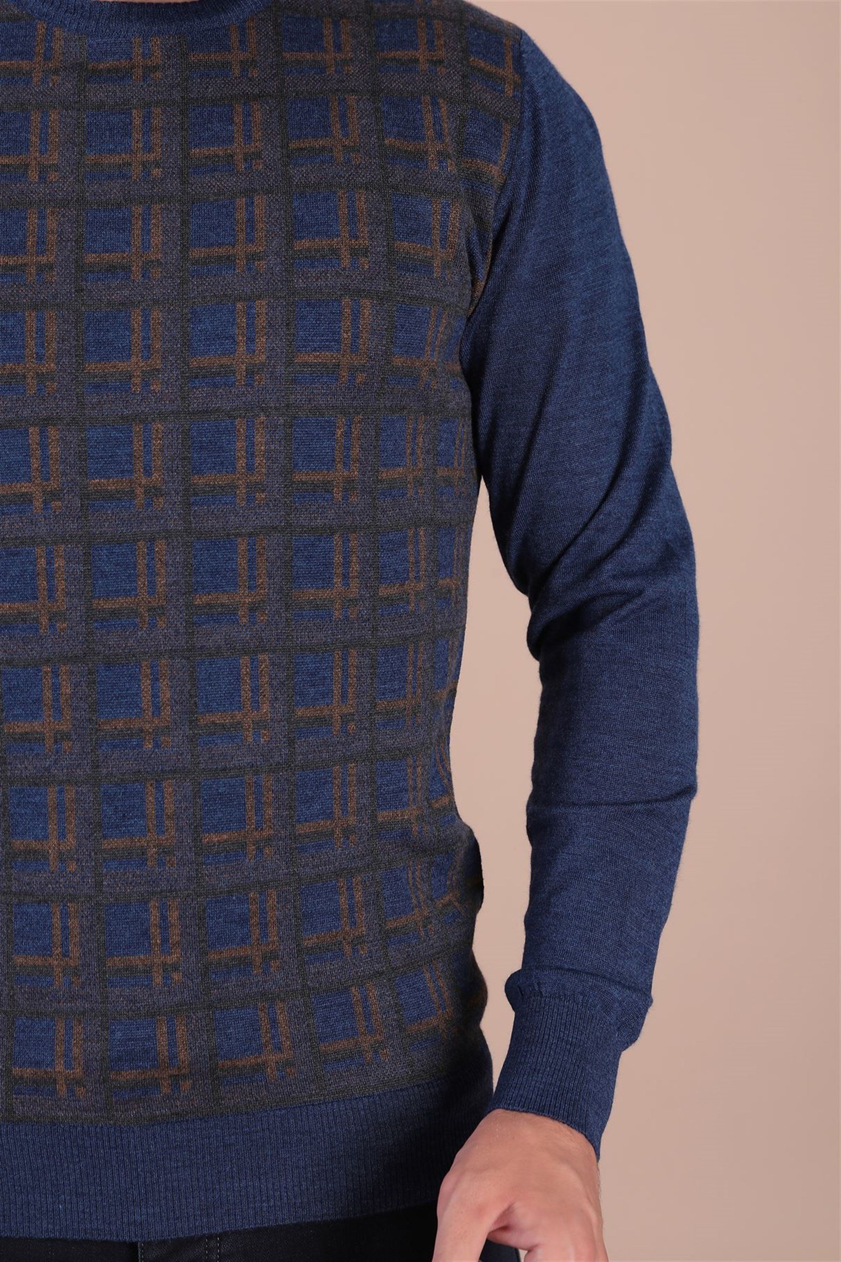 Ferraro Bisiklet Yaka Superfine Yün Kazak