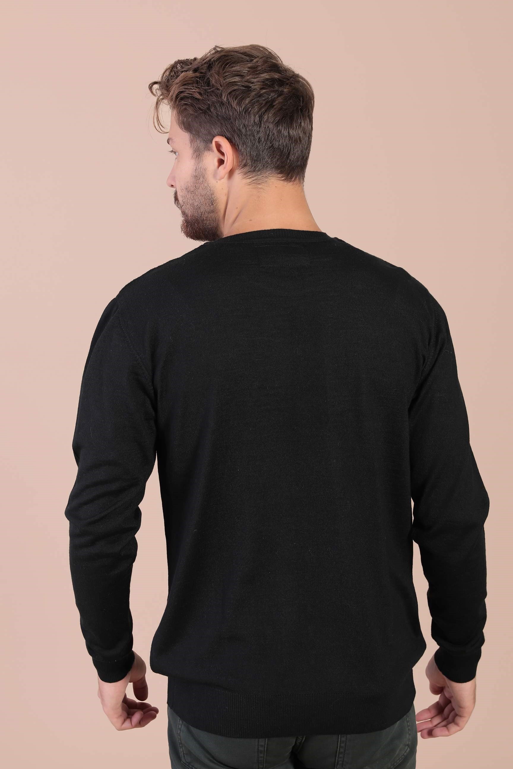 Ferraro Bisiklet Yaka Superfine Yün Kazak