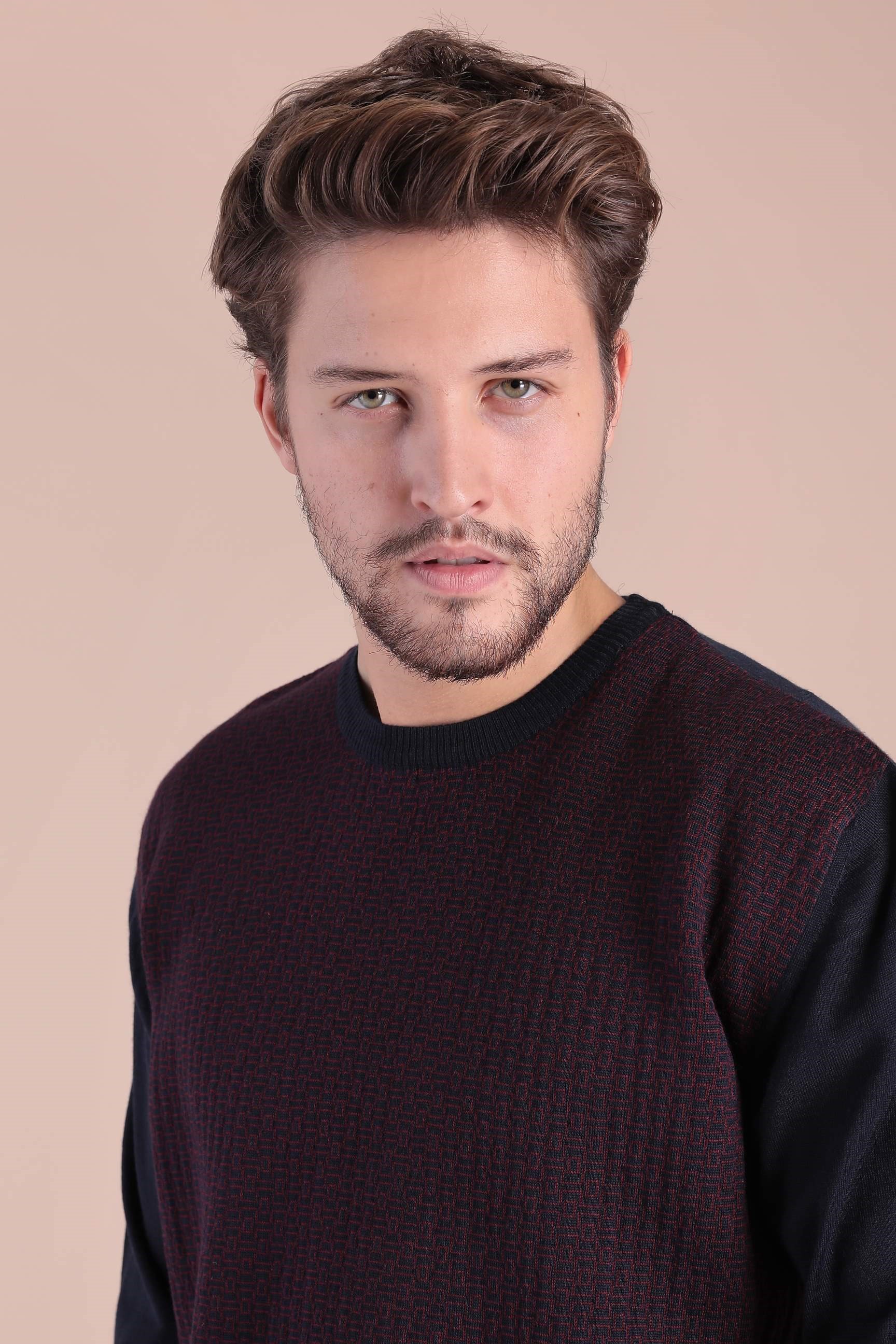 Ferraro Bisiklet Yaka Superfine Yün Kazak