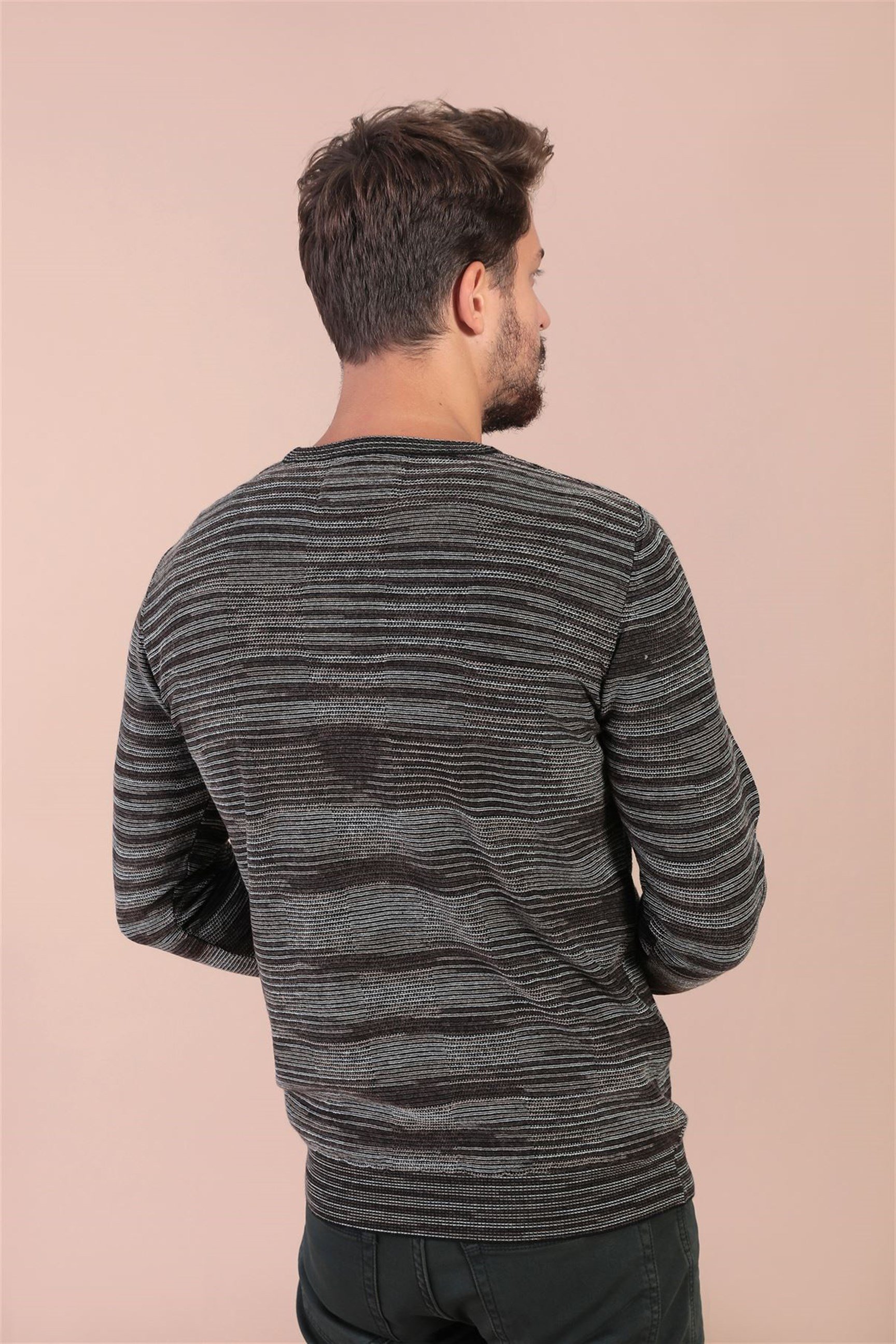 Ferraro Bisiklet Yaka Superfine Yün Kazak