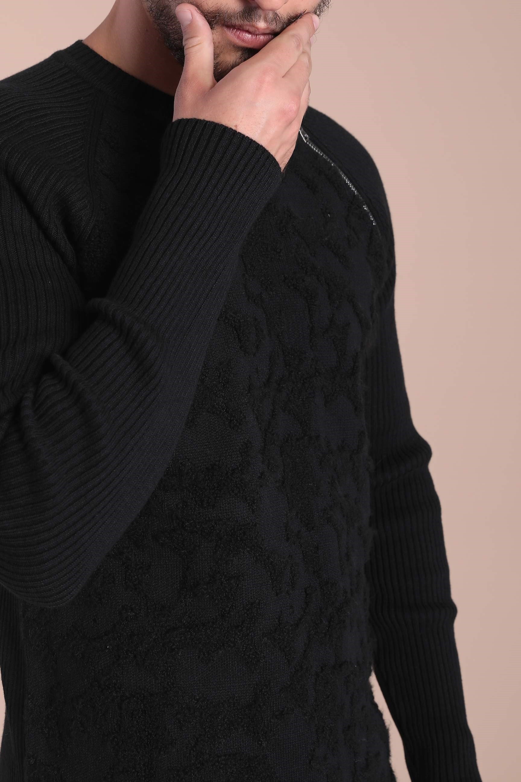 Ferraro Bisiklet Yaka Yün Kazak