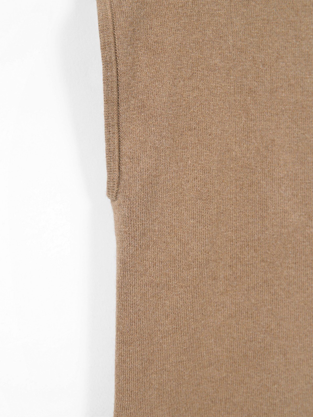 Ferraro Camel Cepli Kaşmirli Kadın Triko Pantolon