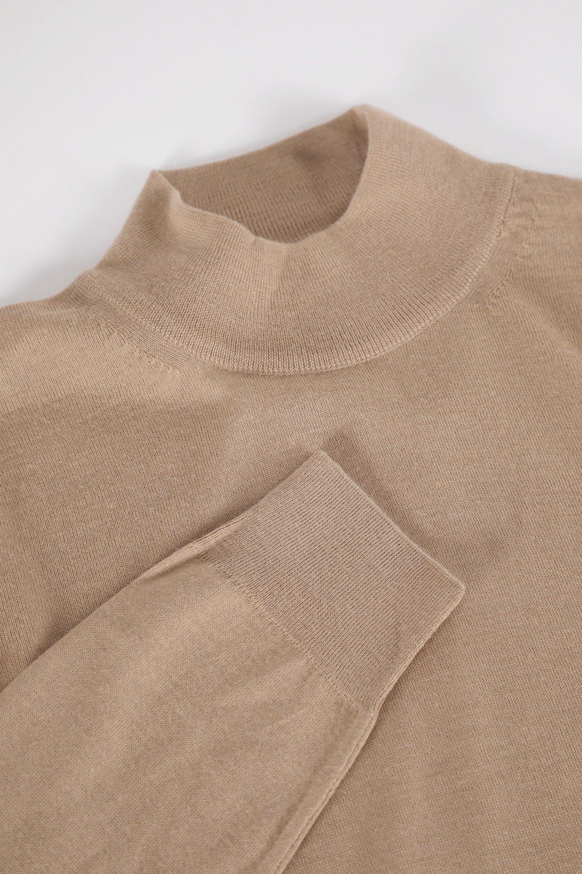 Ferraro Camel Yarım Balıkçı Superfine Erkek Triko Kazak