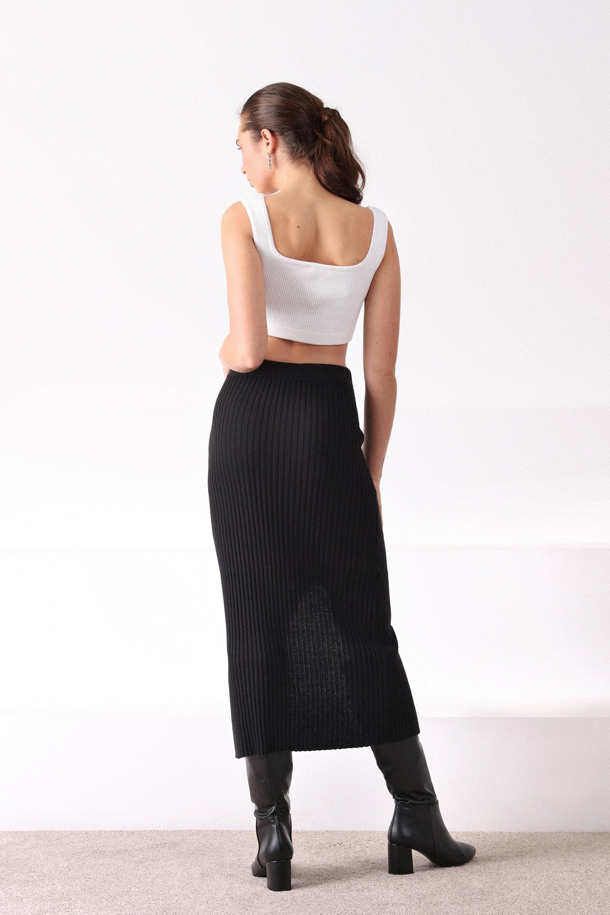 Ferraro Ekru Askılı Kadın Triko Büstiyer