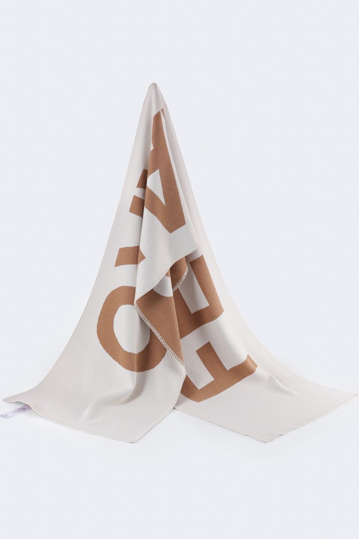 Ferraro Ekru/Camel Kadın Triko Atkı