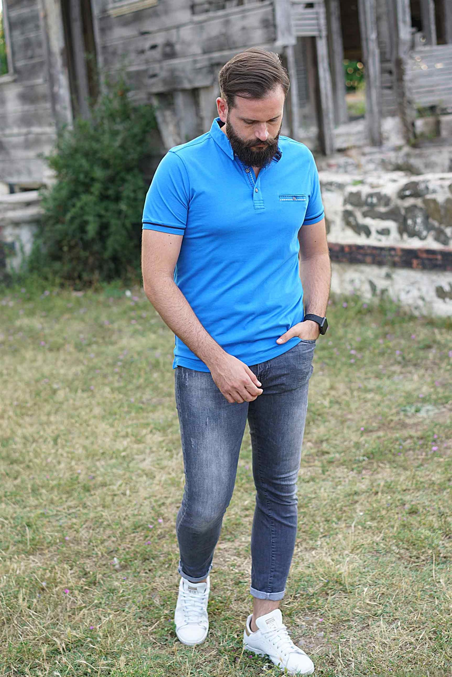 Ferraro Erkek Cep Detay T-Shirt - Saks