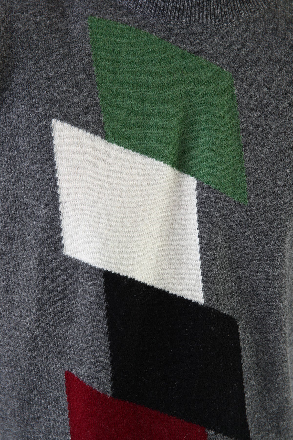 Ferraro Füme Bisiklet Yaka %100 Kuzu Yünü Erkek Kazak