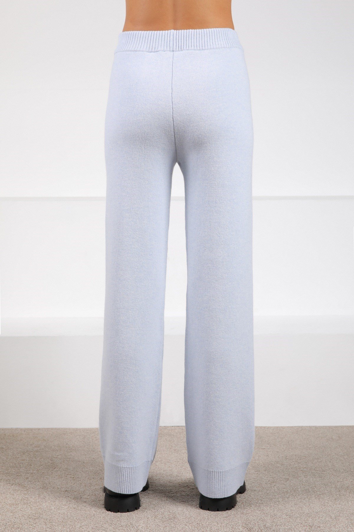 Ferraro Mavi Kaşmirli Kadın Triko Pantolon