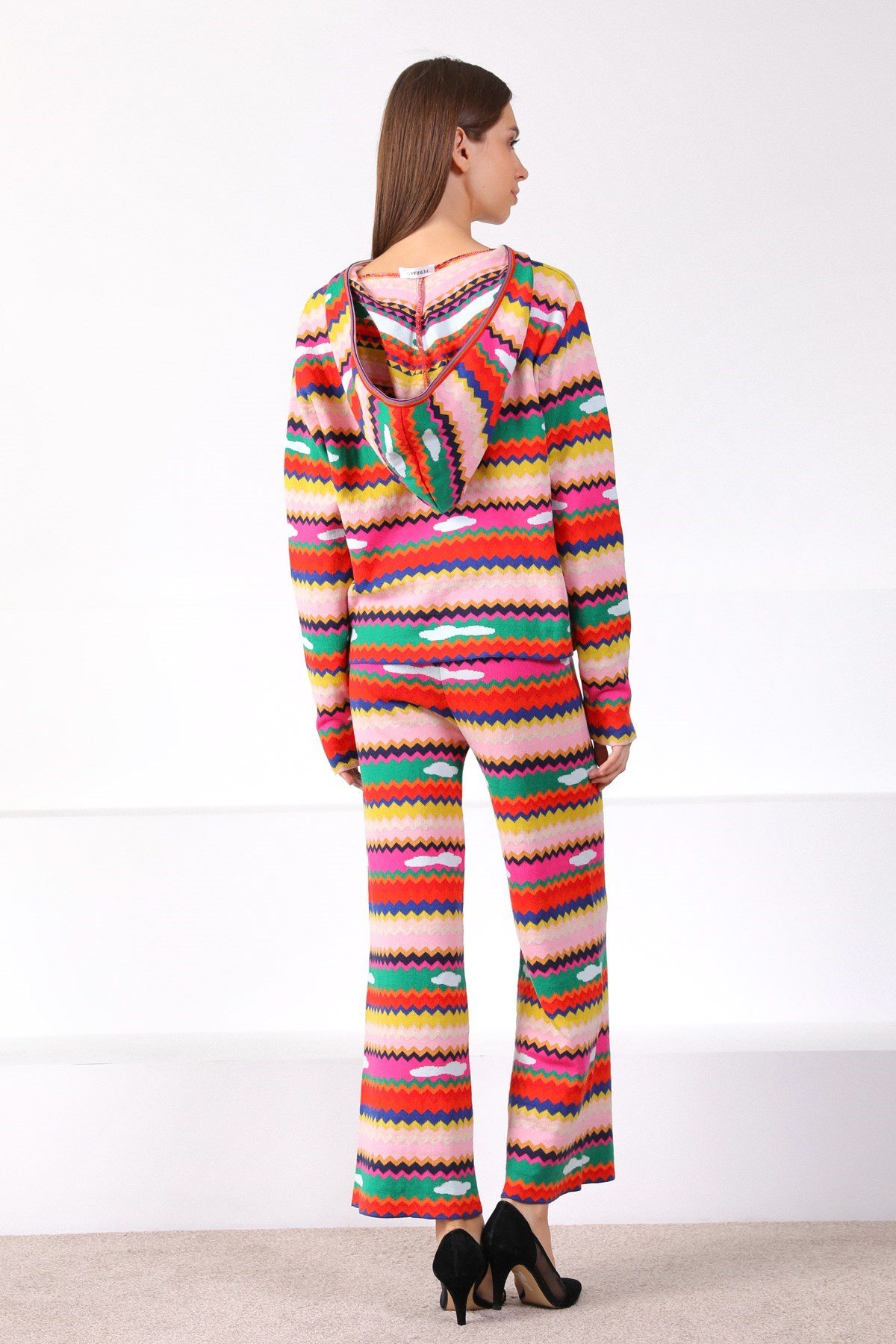 Ferraro Multi İspanyol Paça Kadın Triko Pantolon