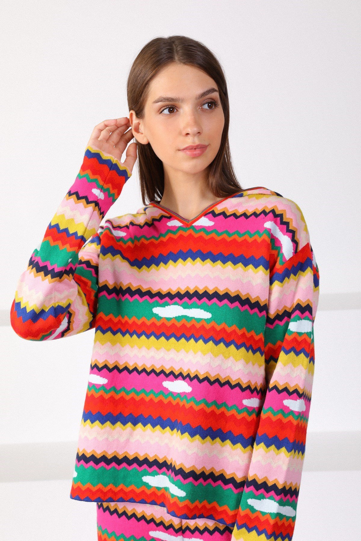 Ferraro Multi İspanyol Paça Kadın Triko Pantolon