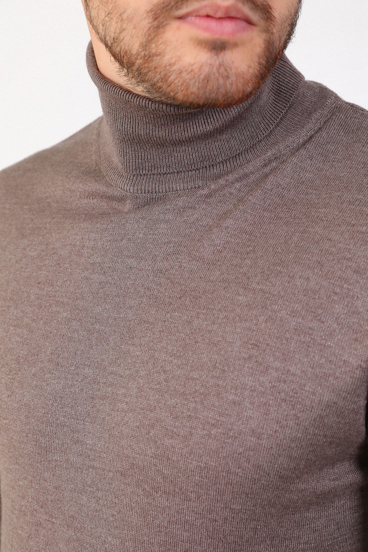 Ferraro Nescafe Balıkçı Yaka Pamuk Kazak