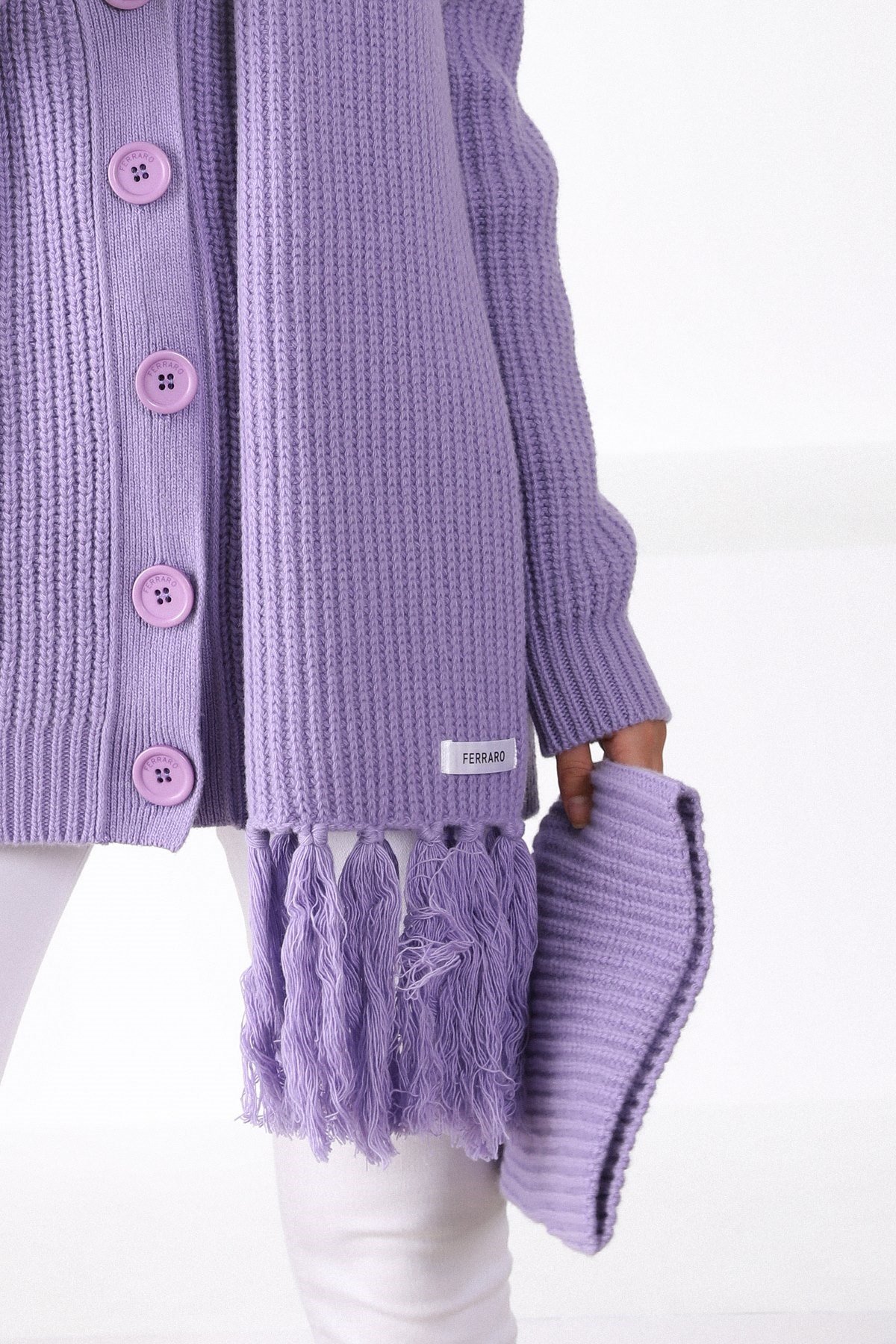 Ferraro Pirex Kuzu Yünü Kadın Atkı Bere Takımı