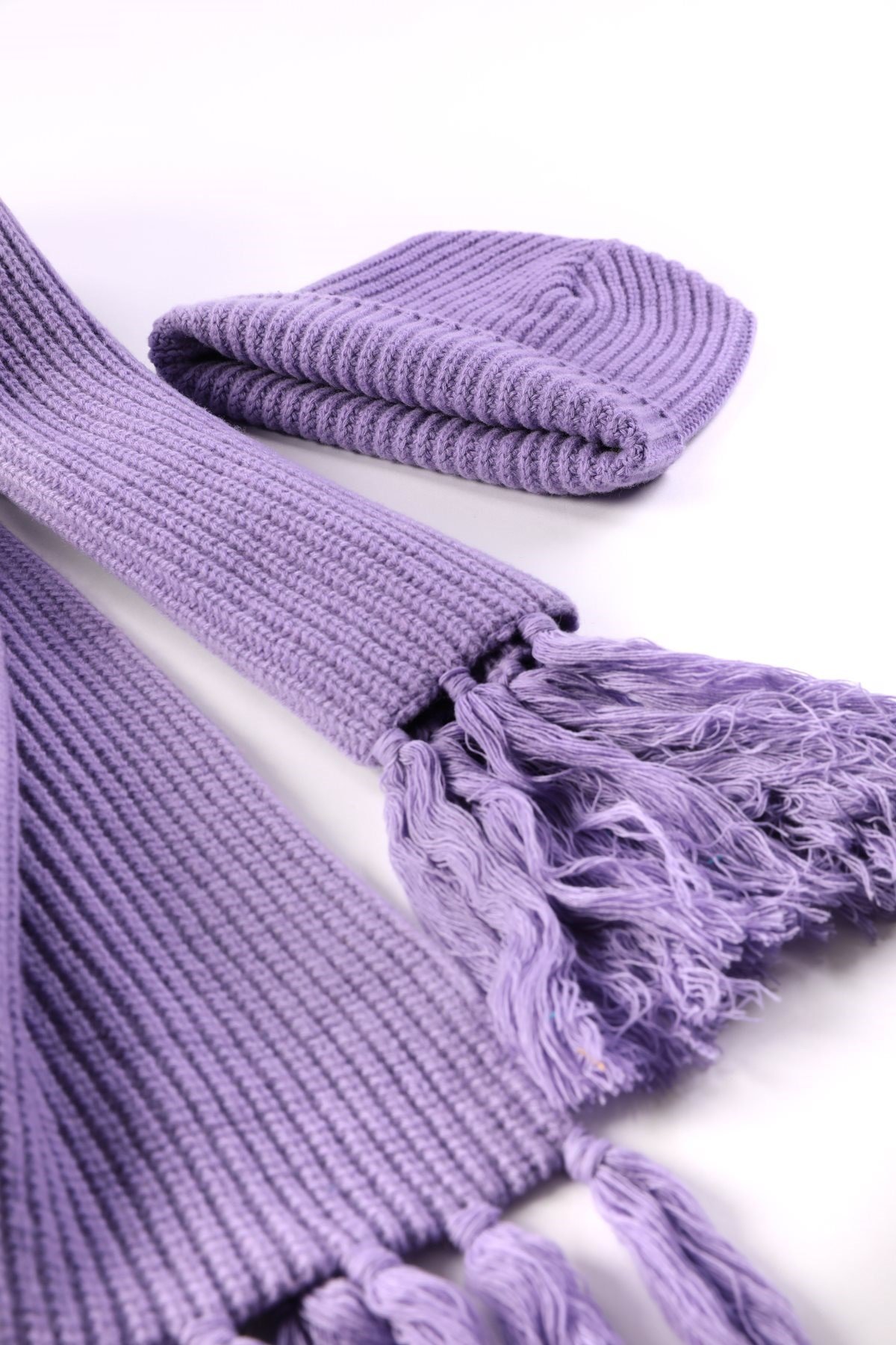 Ferraro Pirex Merino Yün Kadın Atkı Bere Takımı