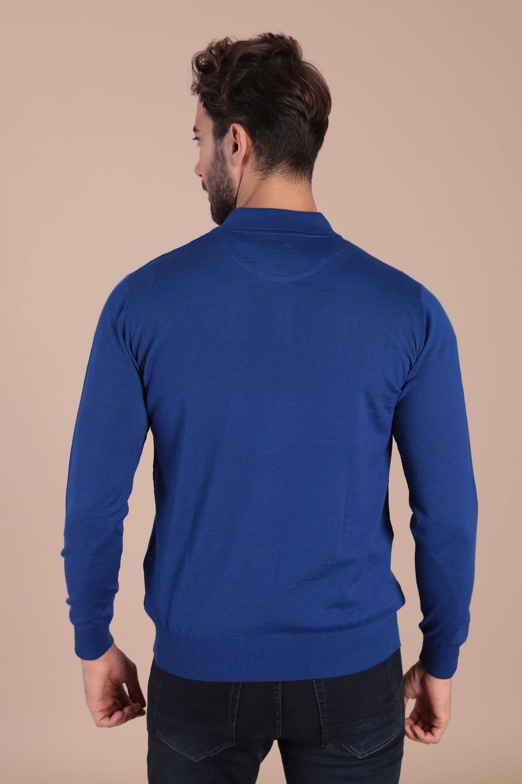 Ferraro Polo Yaka Superfine Yün Kazak