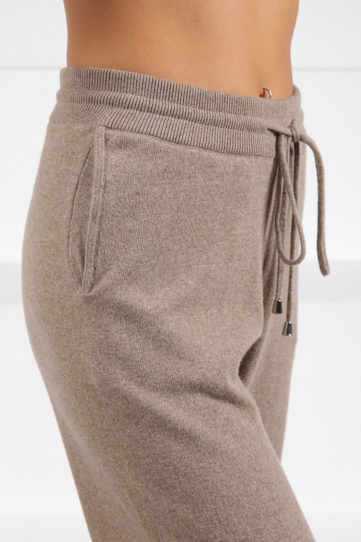 Ferraro Vizon Cepli Kaşmirli Kadın Triko Pantolon