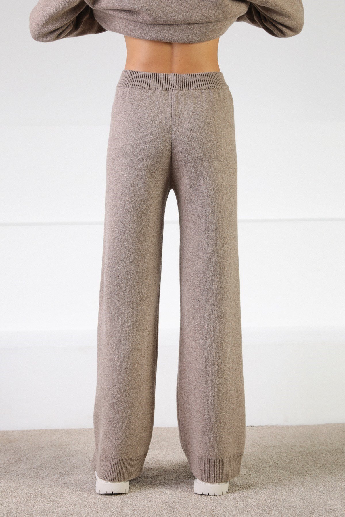 Ferraro Vizon Kaşmirli Kadın Triko Pantolon