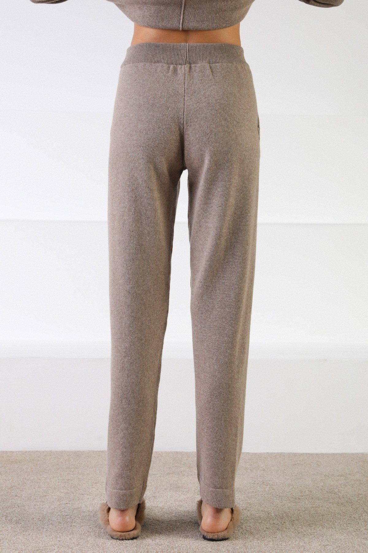 Ferraro Vizon Kaşmirli Kadın Triko Pantolon