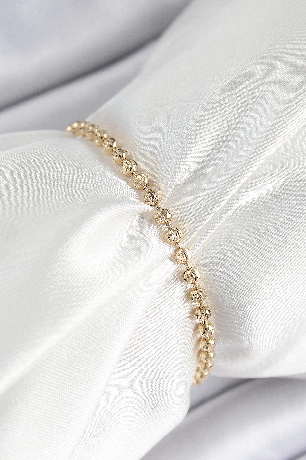 Xuping Pirinç Dorika Model Gold Renk Kadın Bileklik