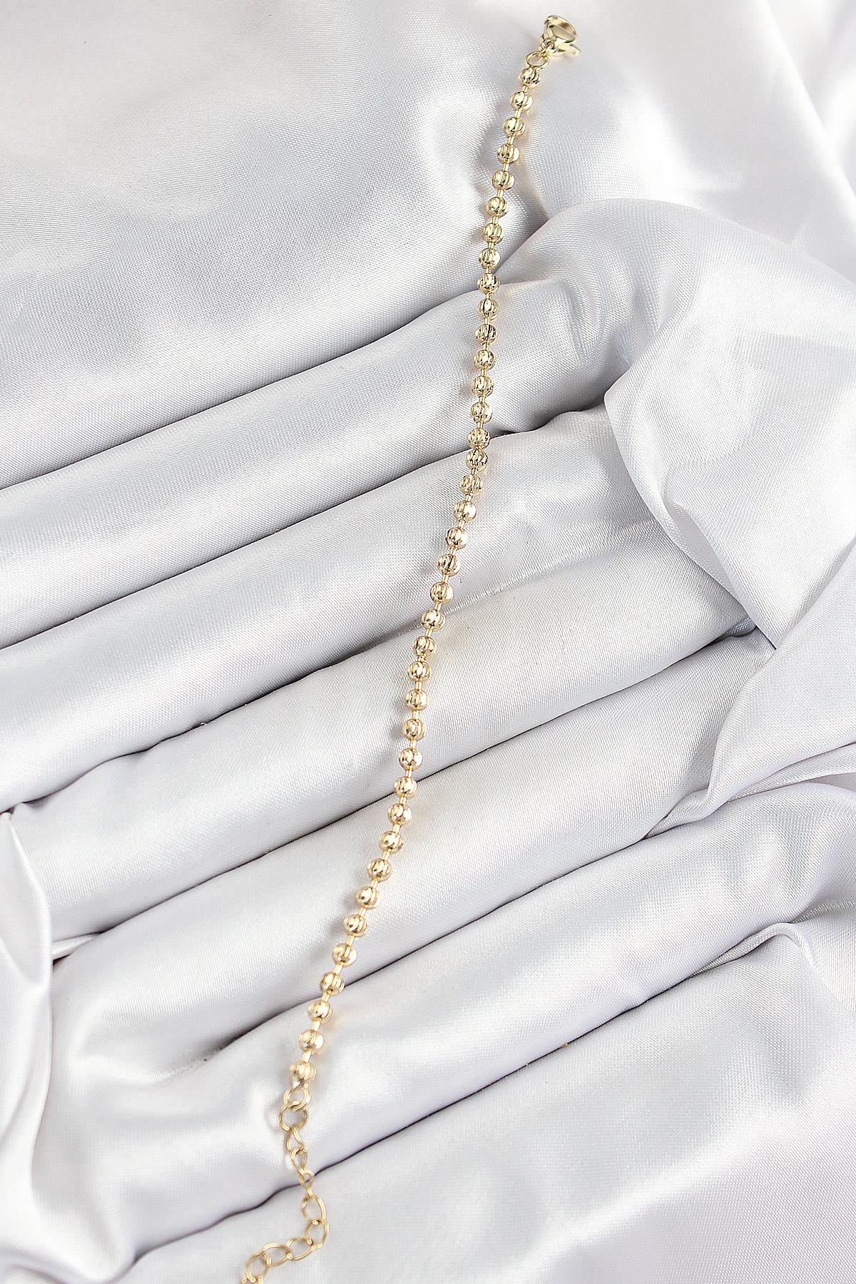 Xuping Pirinç Dorika Model Gold Renk Kadın Bileklik