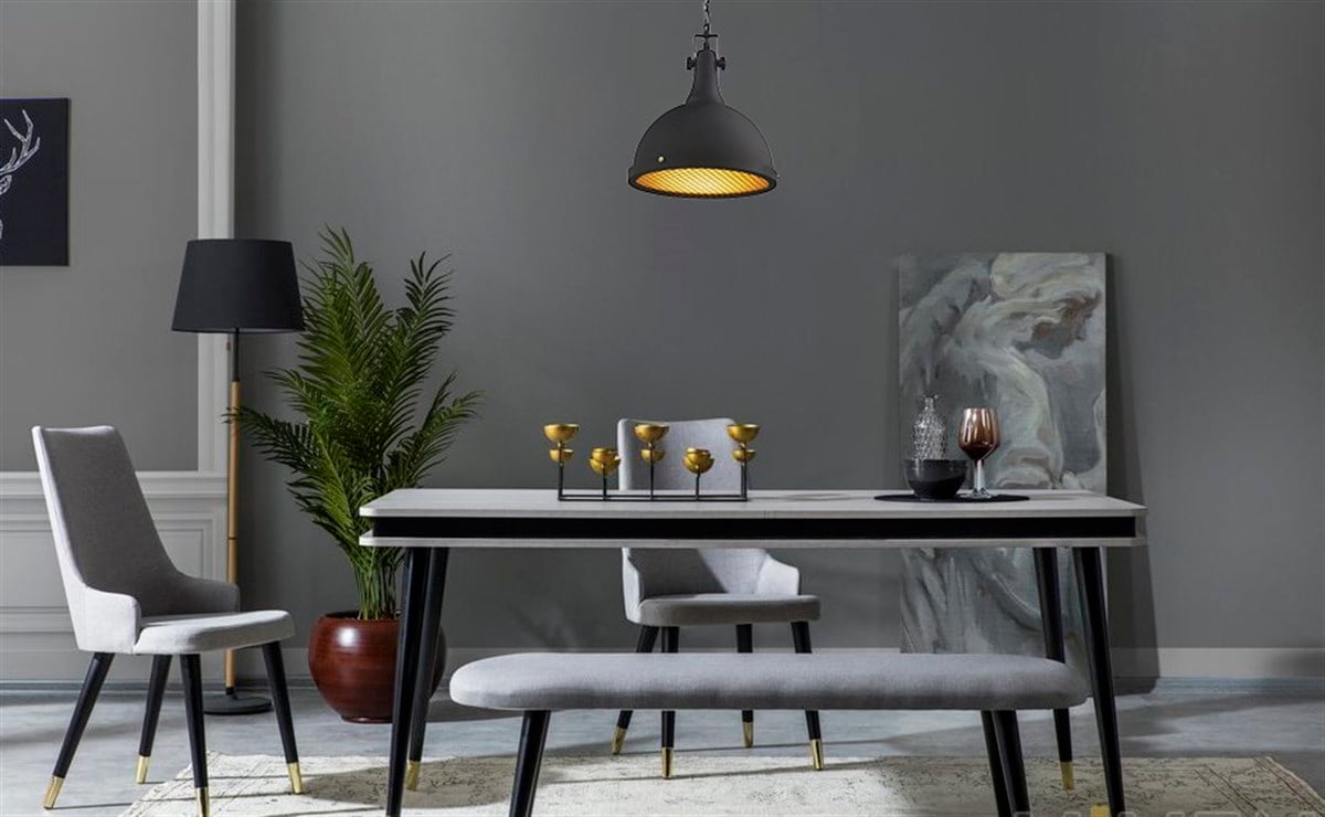 Bamyum Acera Siyah Avize