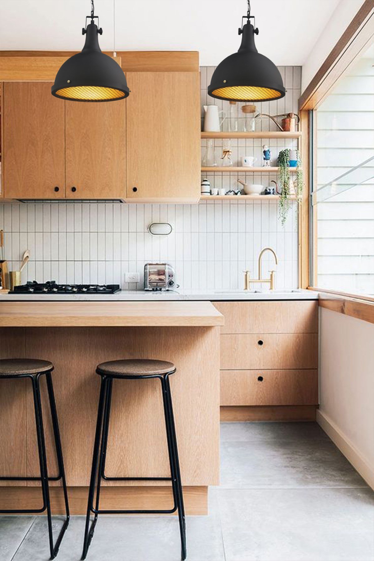 Bamyum Acera Siyah Avize