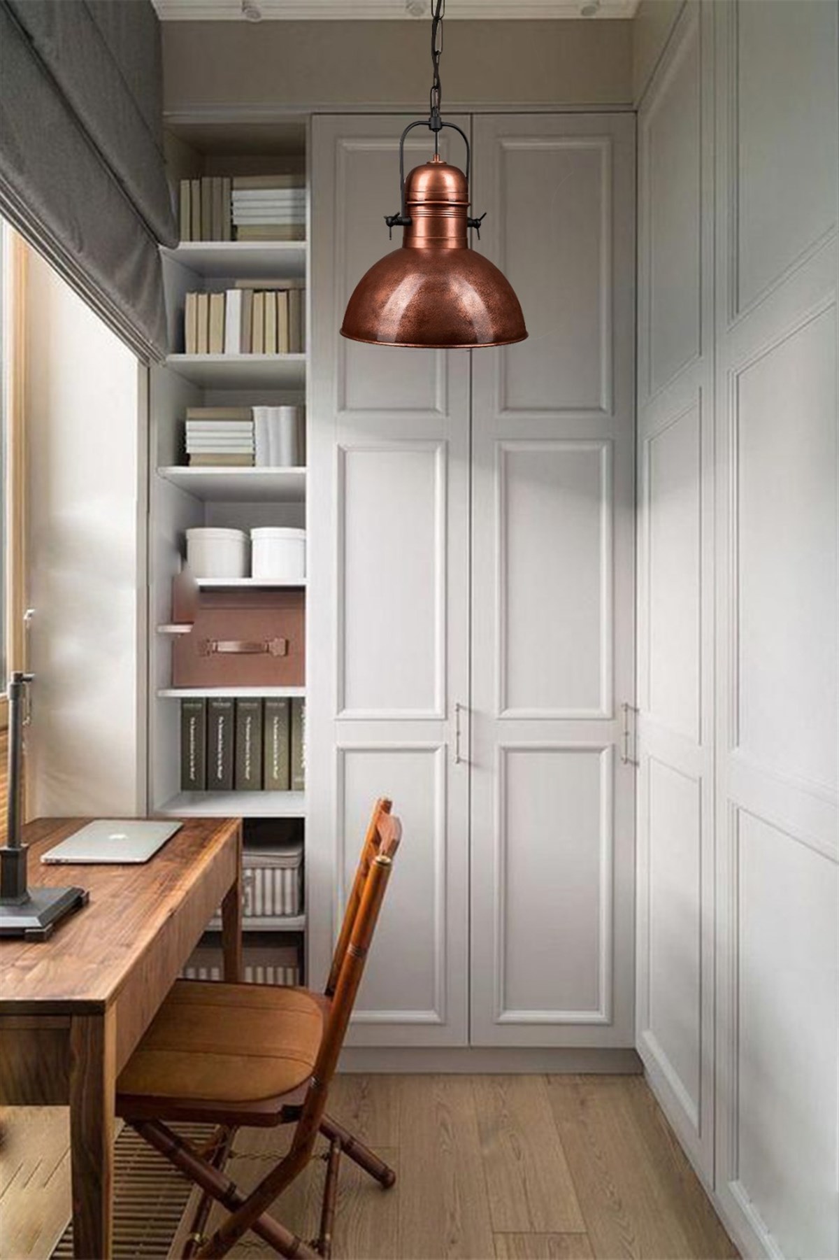 Bamyum Bakır Rengi Gösterişli Avize