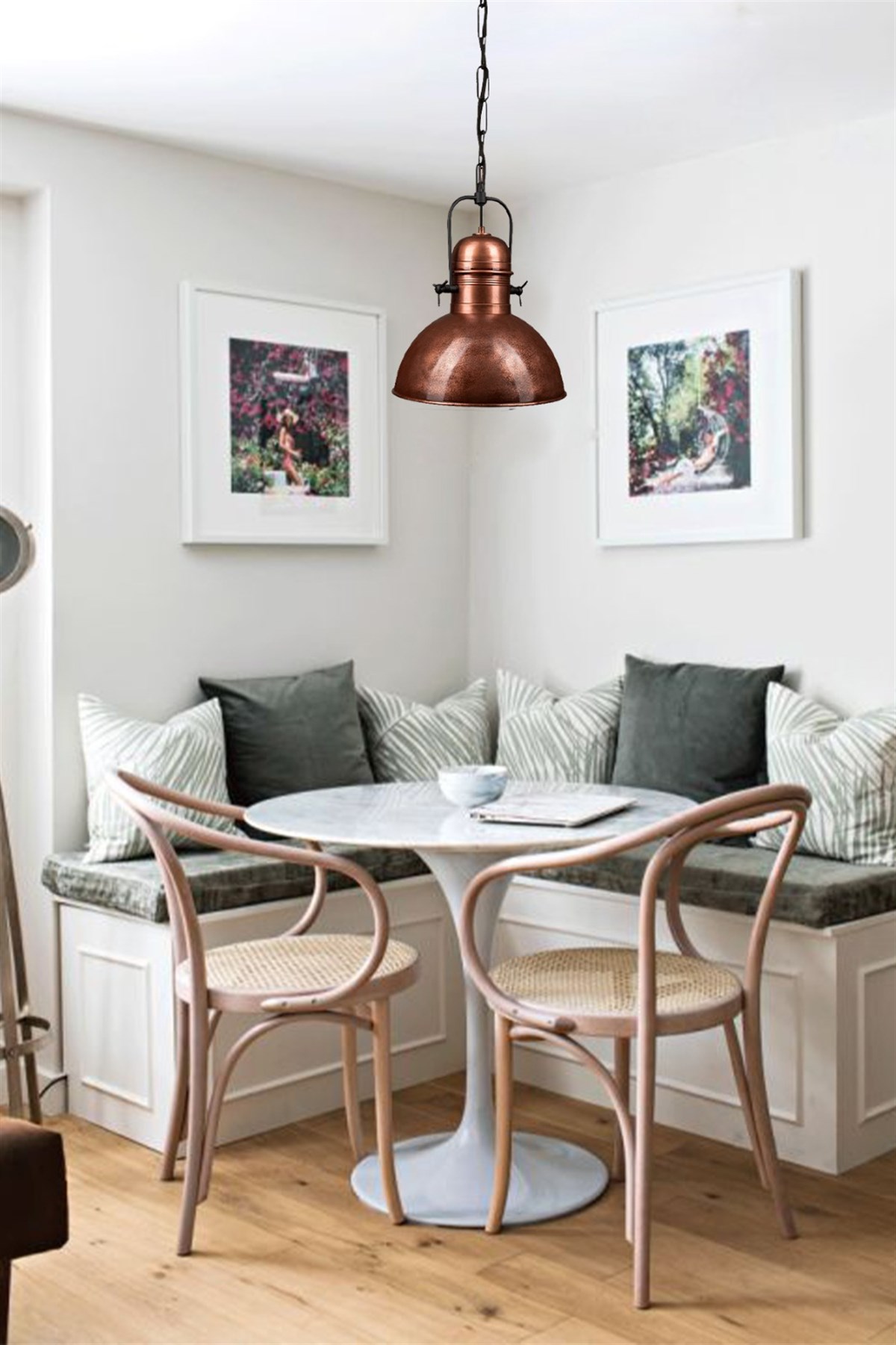 Bamyum Bakır Rengi Gösterişli Avize