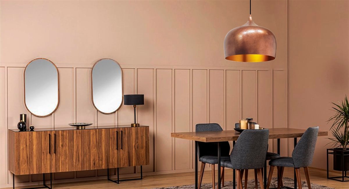 Bamyum Bakır Rengi Yeni Nesil Avize